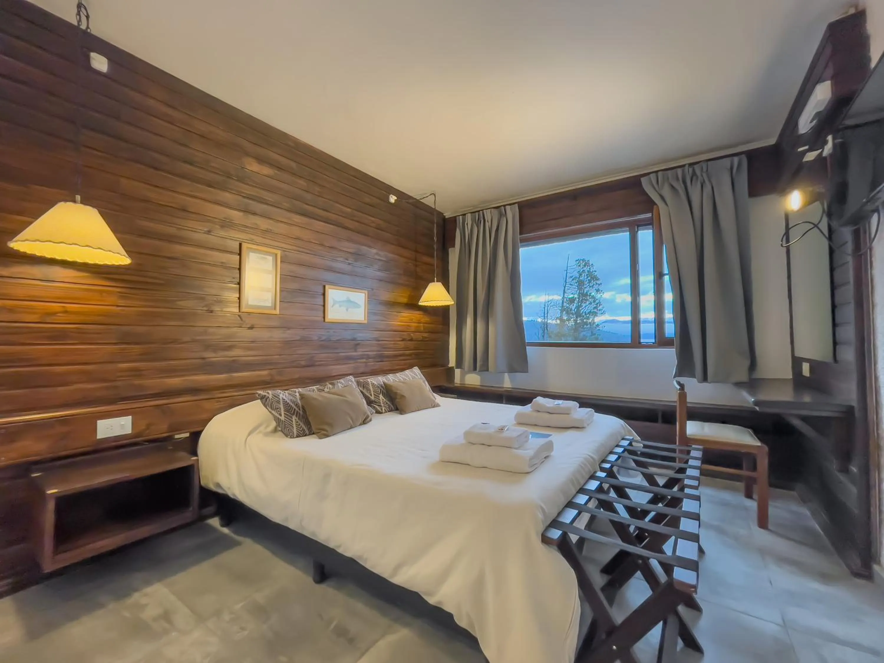 Lake view, Bed in Hosteria Santa Rita