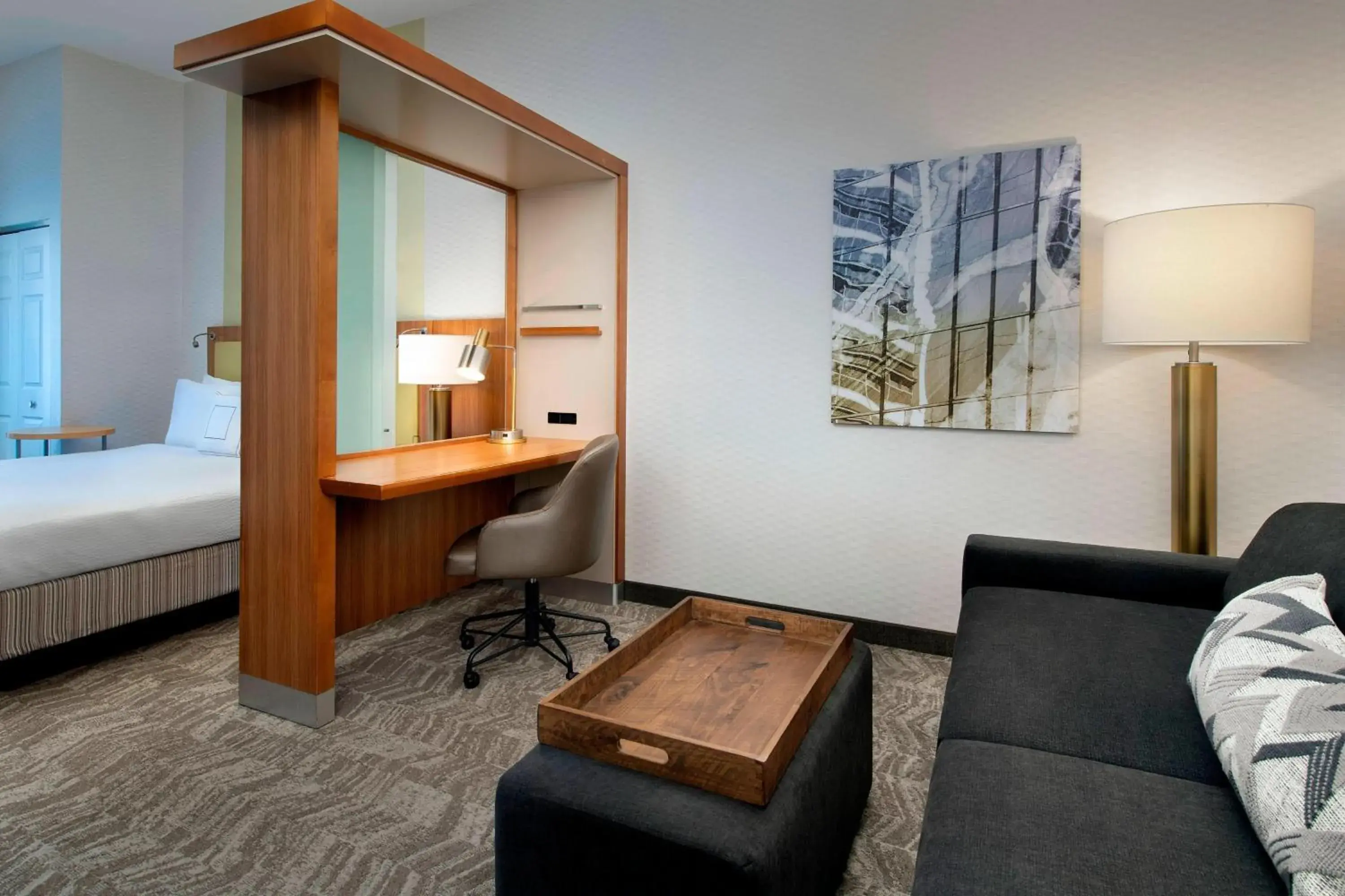 King Studio with Sofa Bed in SpringHill Suites Alexandria King Studio with Sofa Bed in SpringHill Suites Alexandria