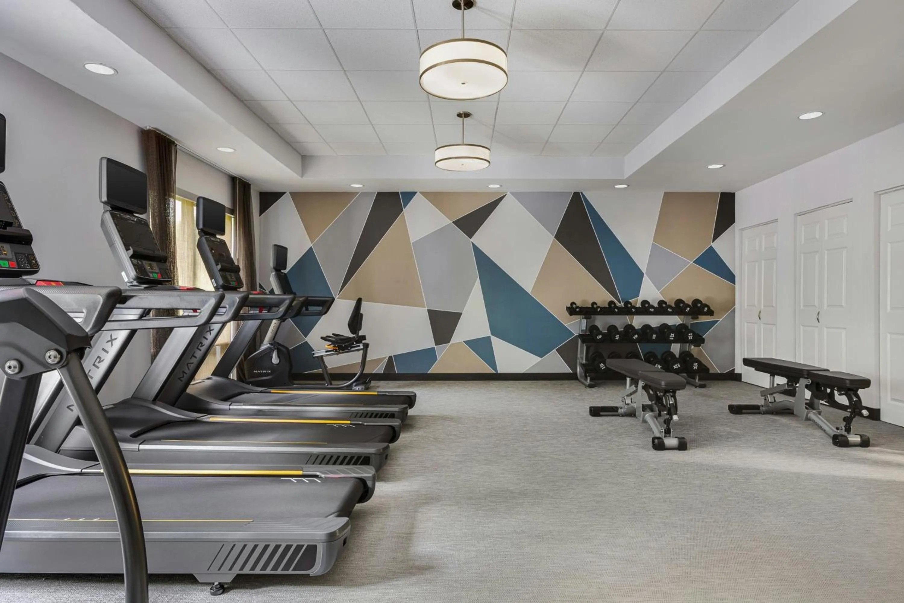 Fitness centre/facilities in SpringHill Suites by Marriott Jacksonville North I-95 Area