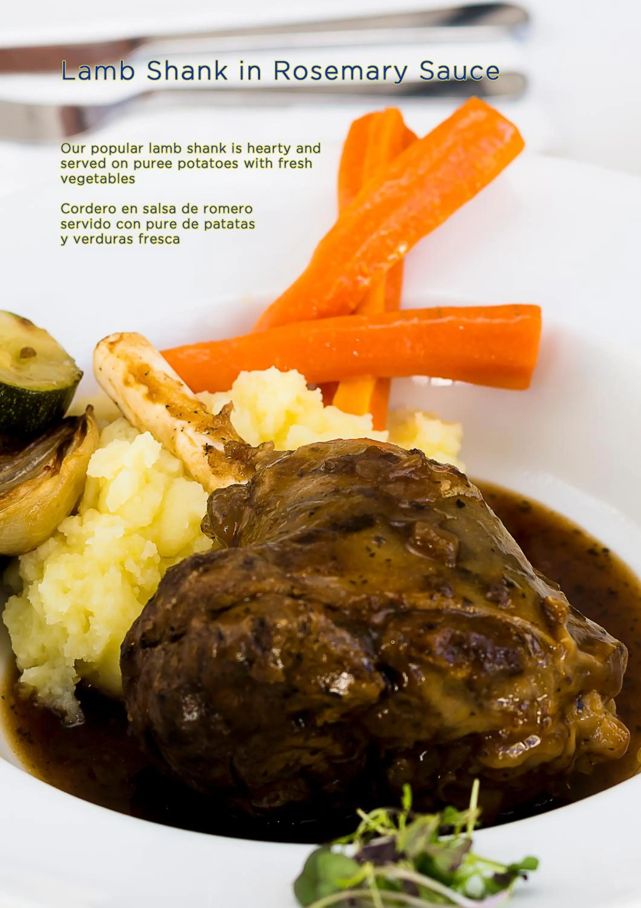 Food and drinks in Hotel La Casa