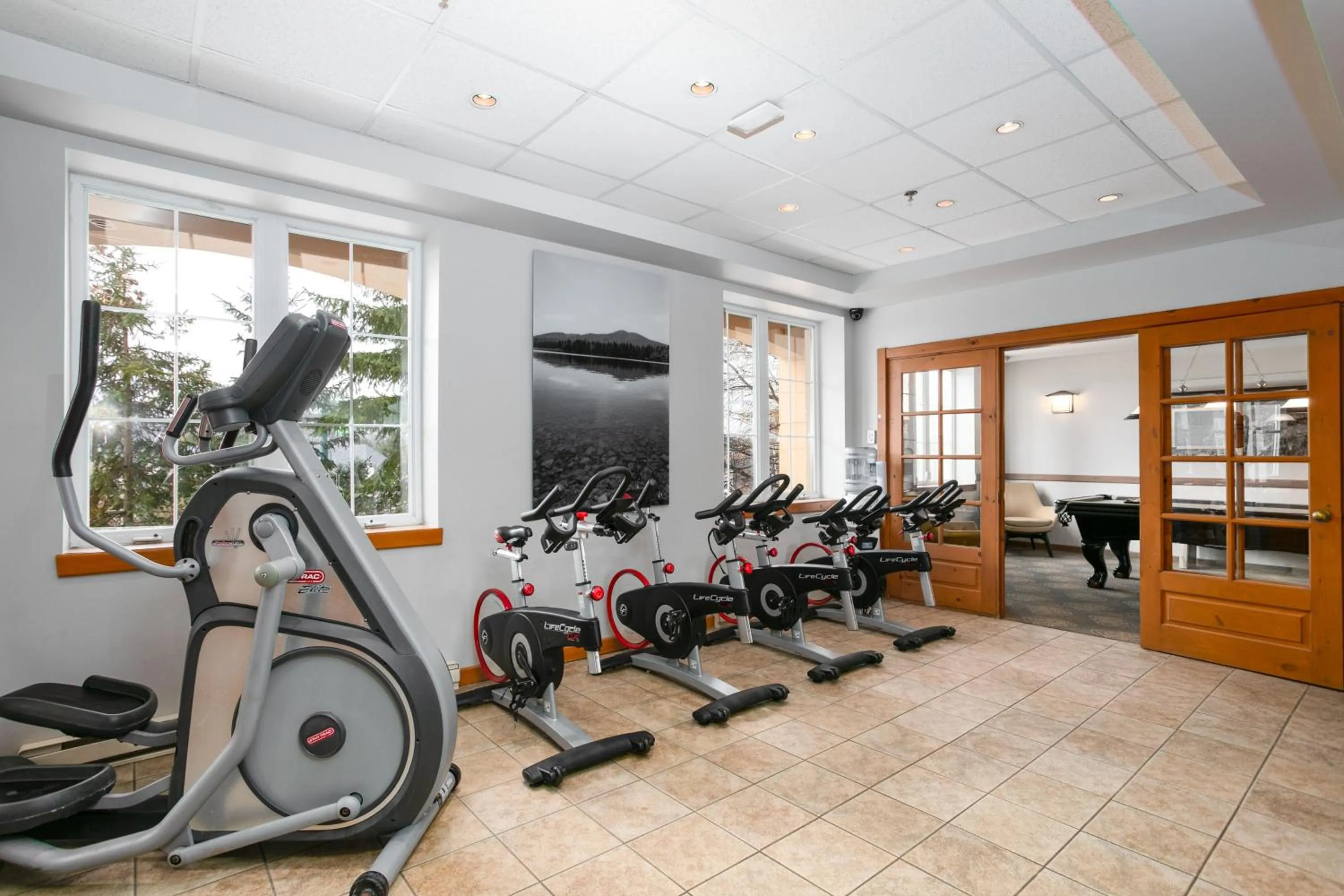 Fitness centre/facilities in Lodge de la Montagne