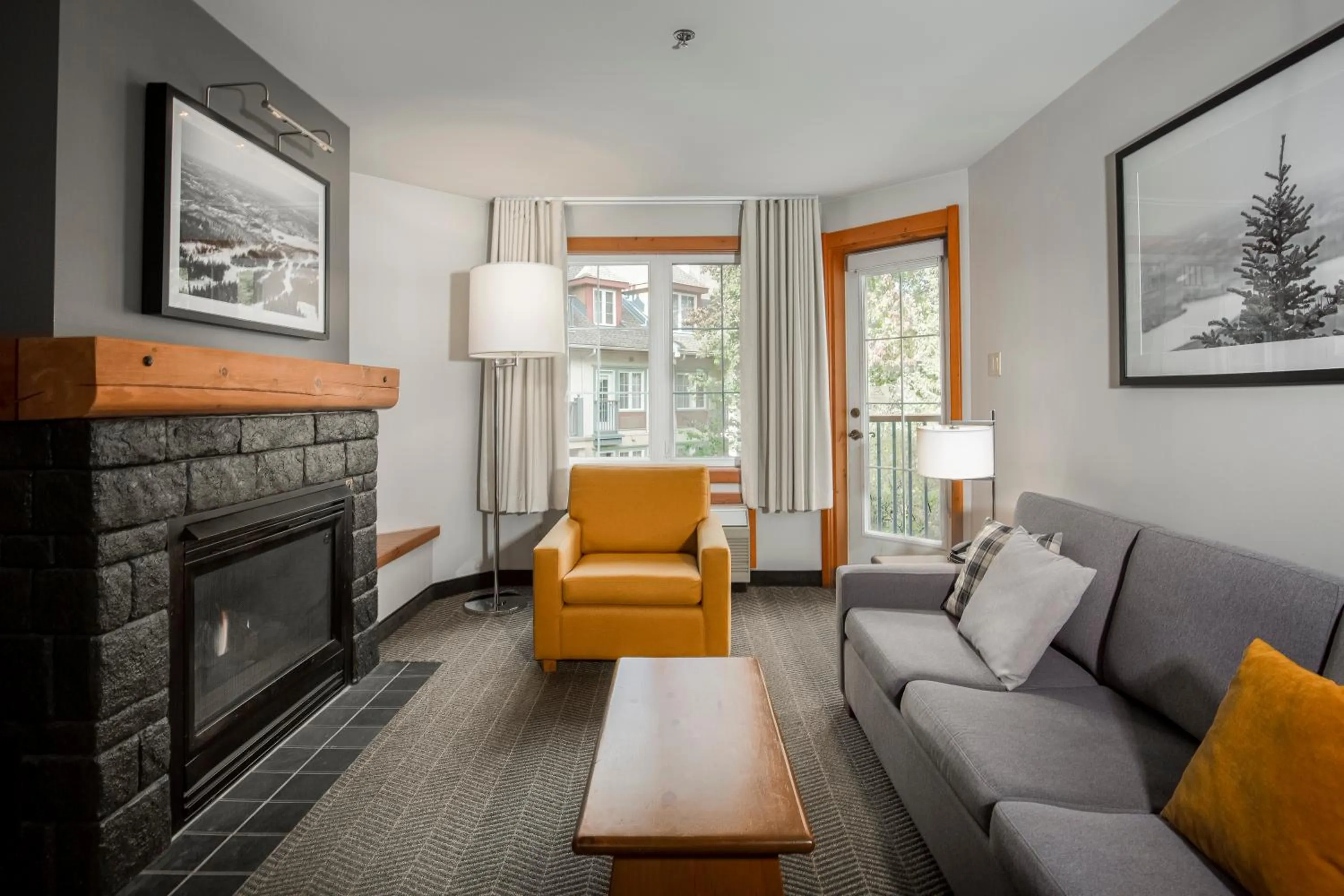 Living room in Lodge de la Montagne