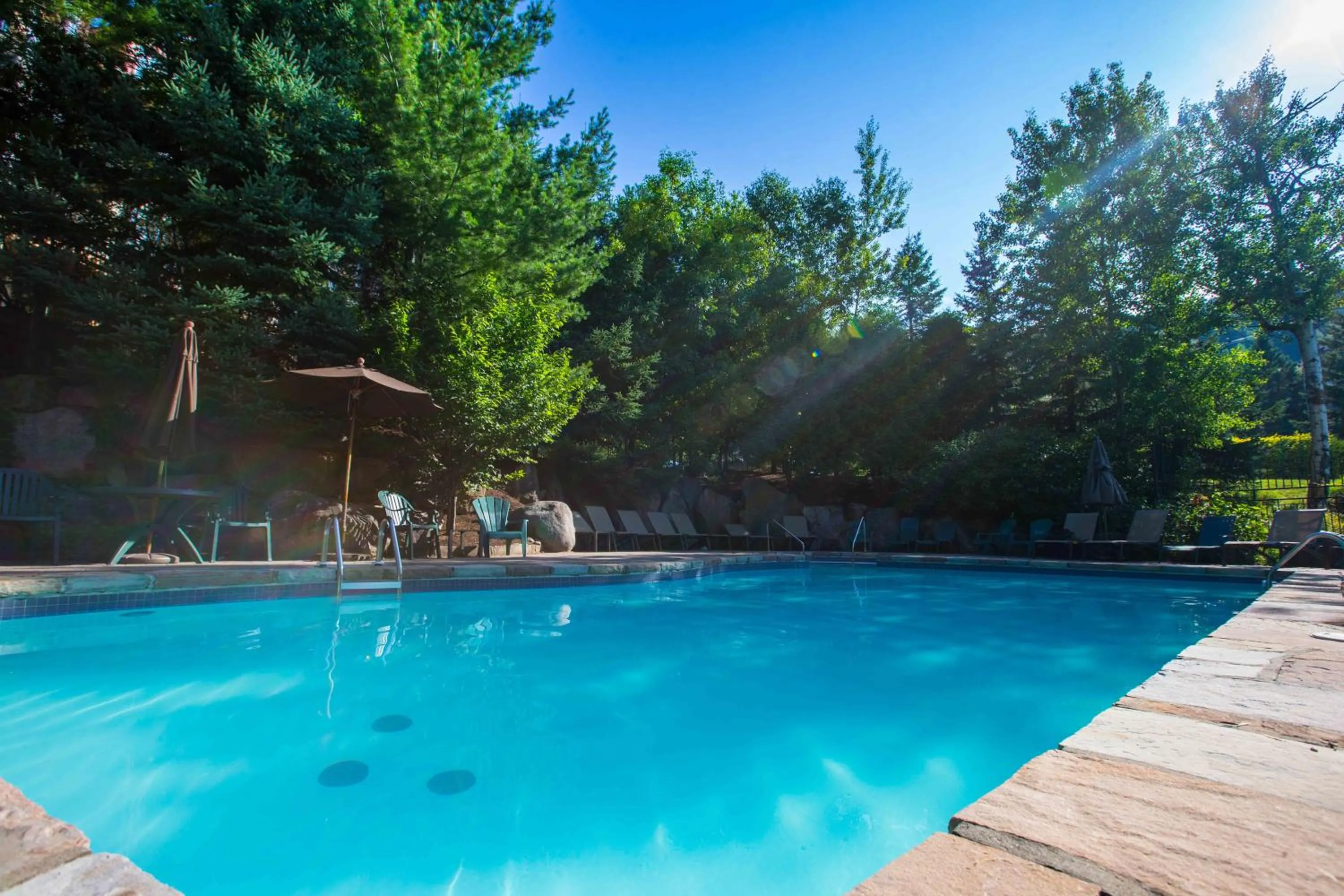Swimming pool in Lodge de la Montagne