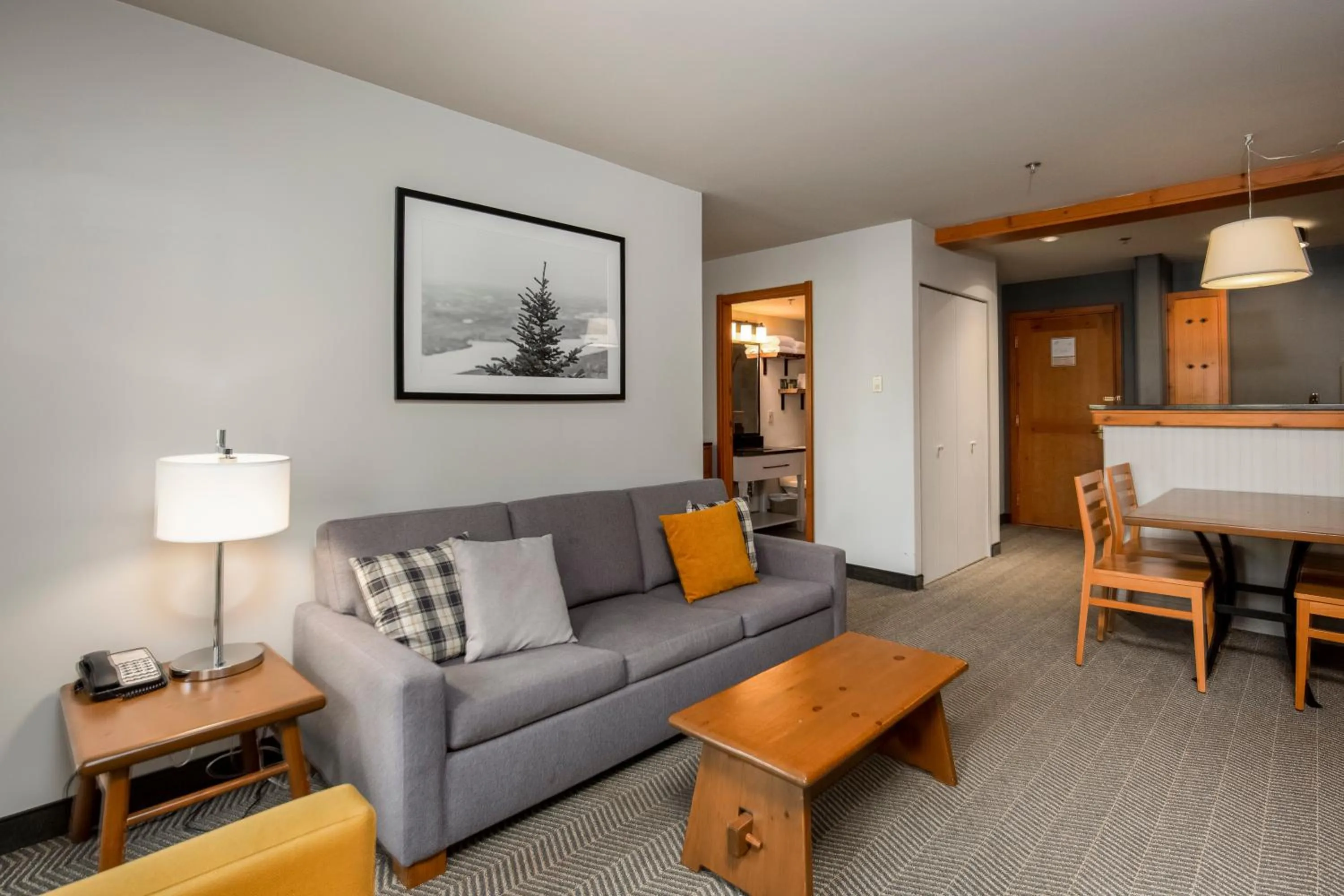 Living room in Lodge de la Montagne