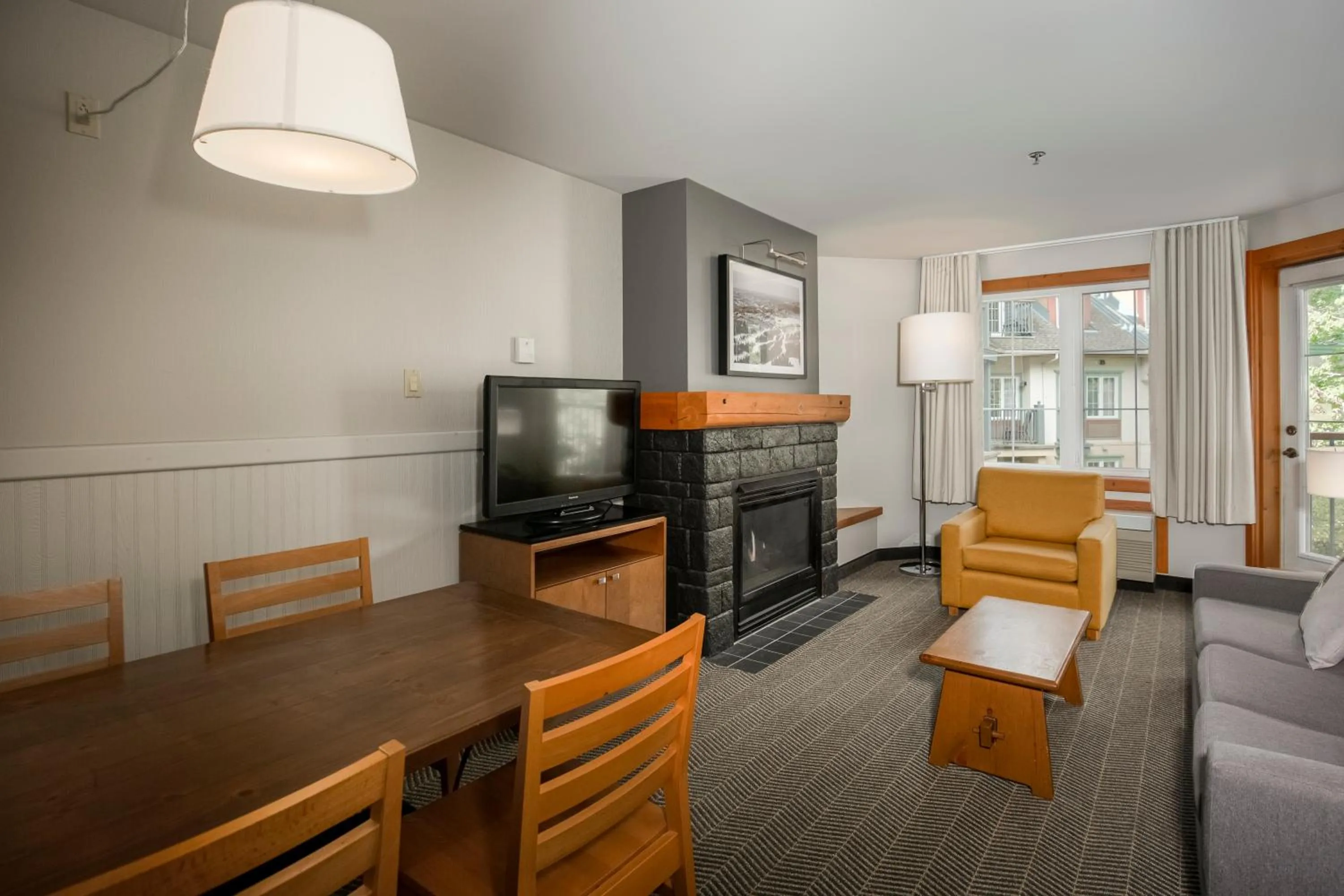 Living room in Lodge de la Montagne