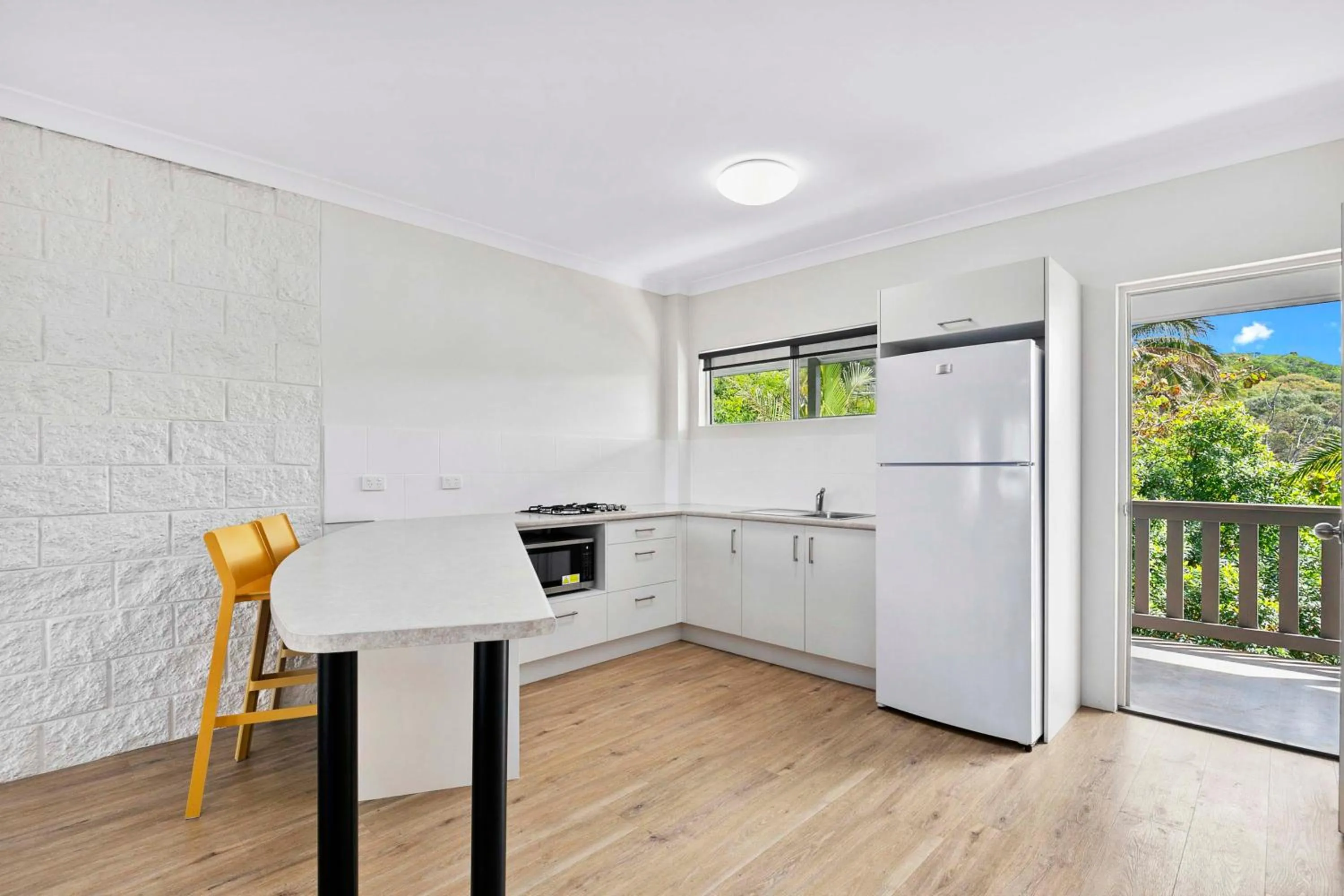 kitchen in K'gari Beach Resort