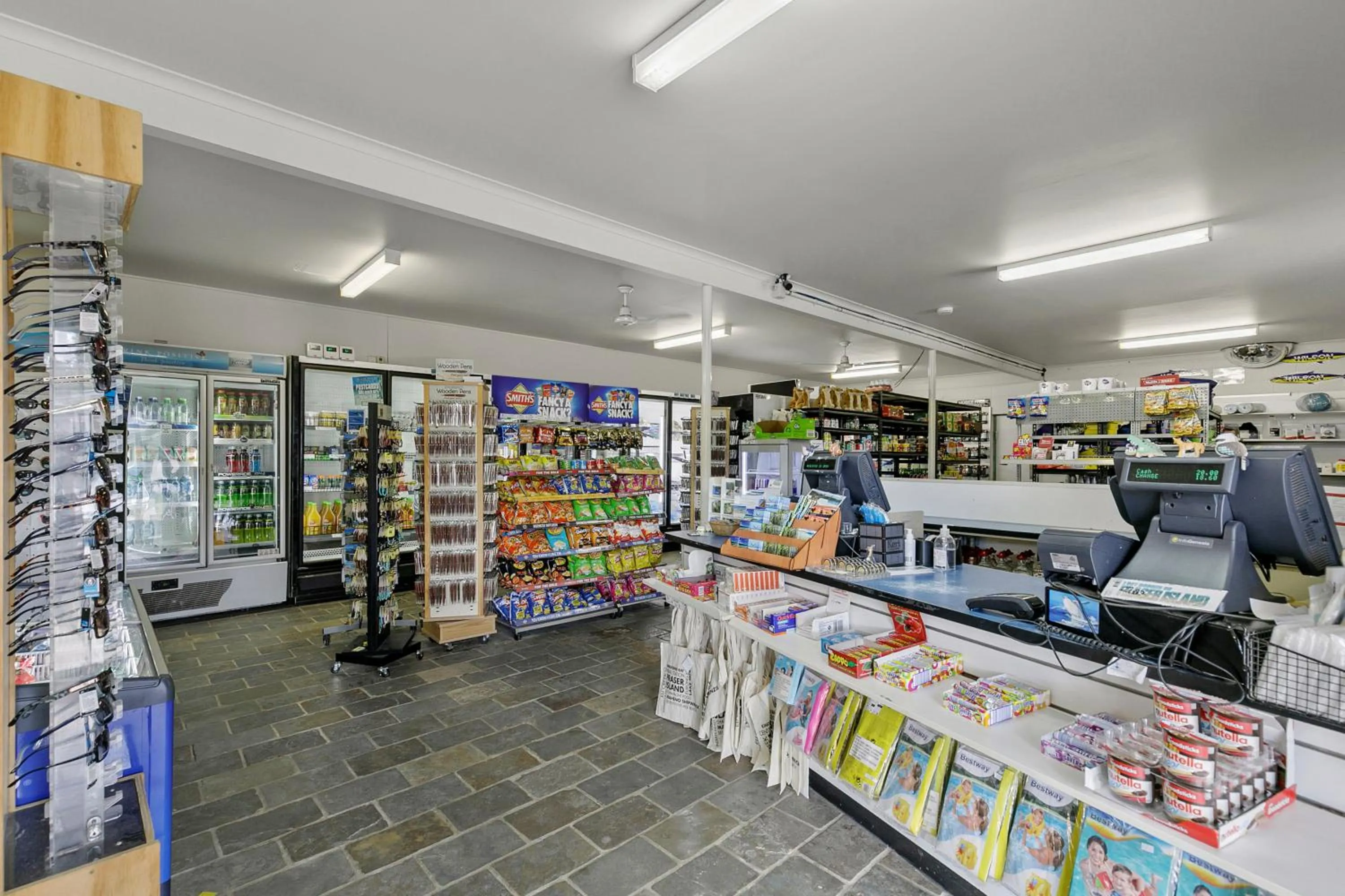 On-site shops in K'gari Beach Resort