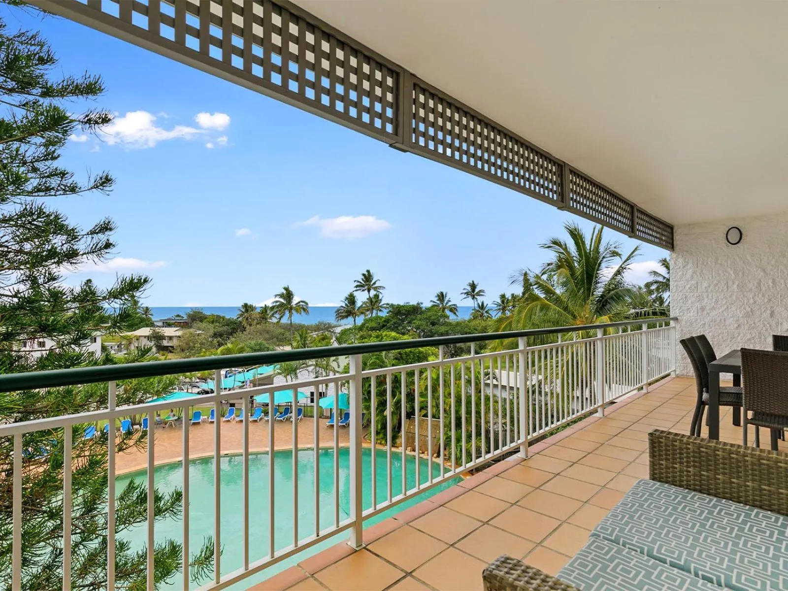 Balcony/Terrace in K'gari Beach Resort