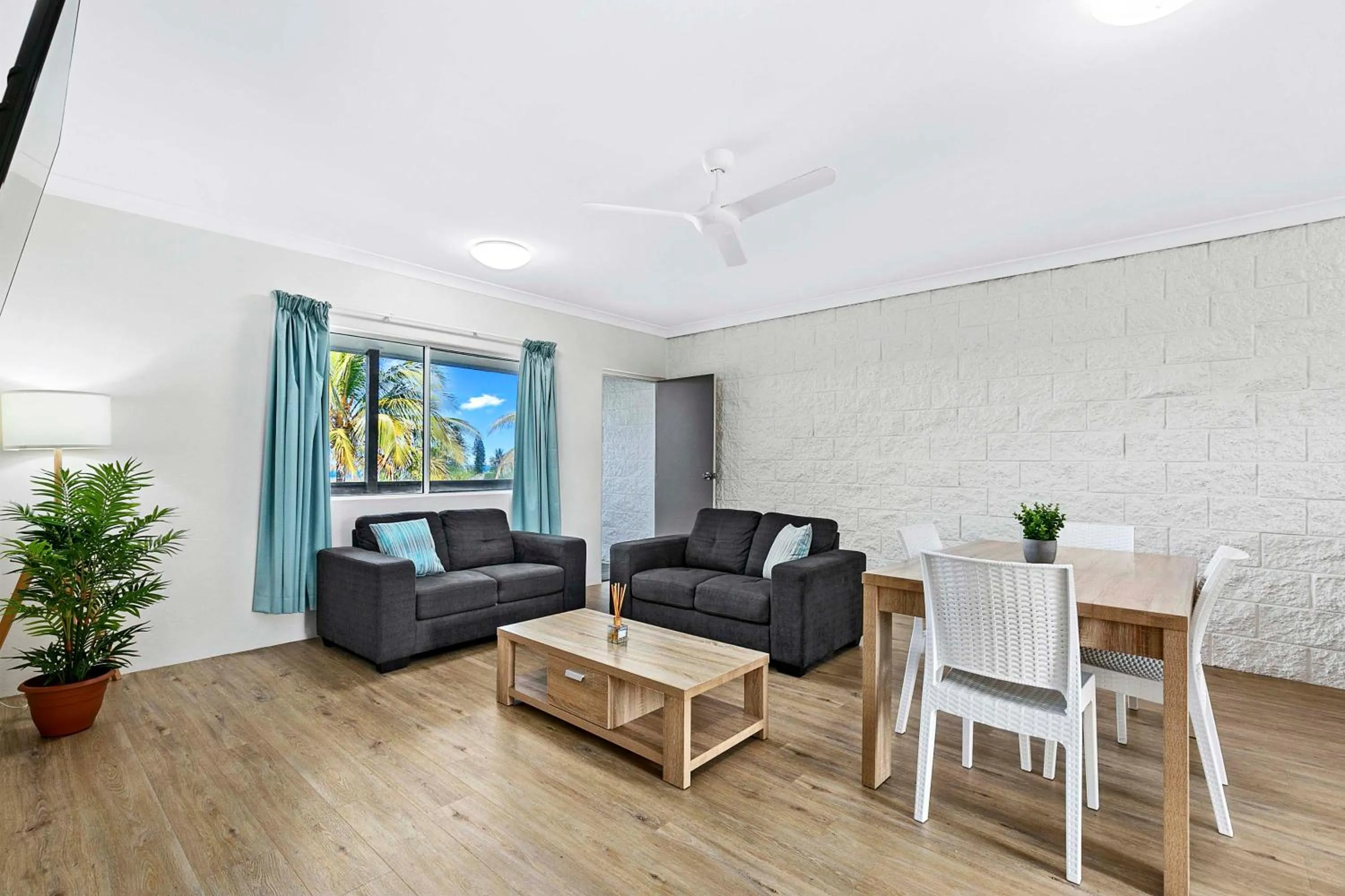 Living room in K'gari Beach Resort