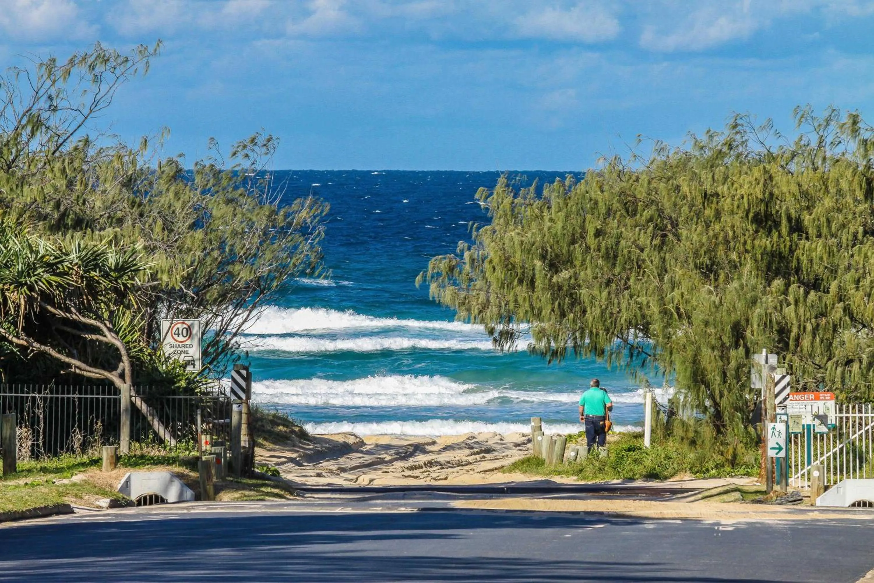 Natural landscape in K'gari Beach Resort