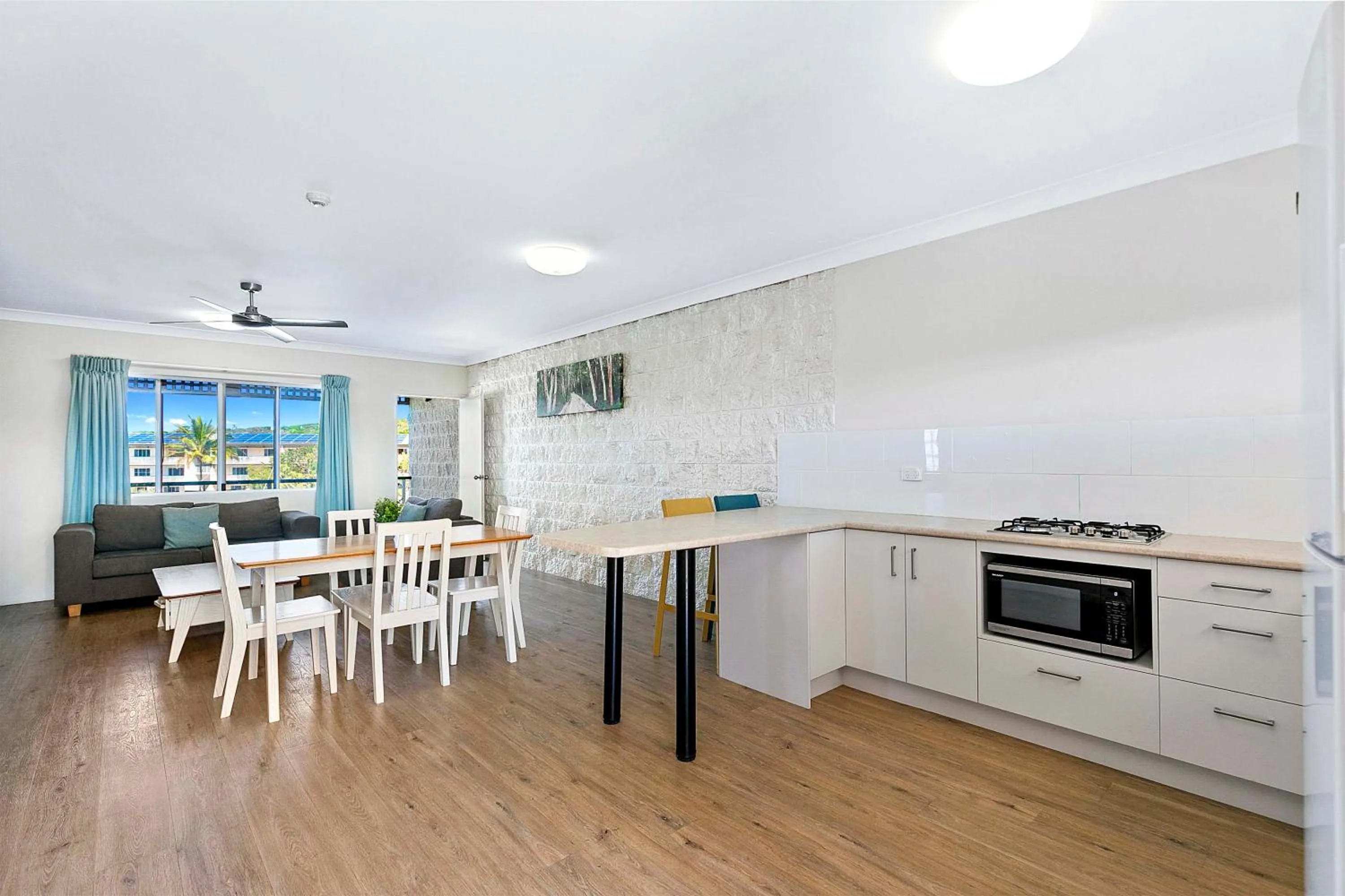 kitchen in K'gari Beach Resort