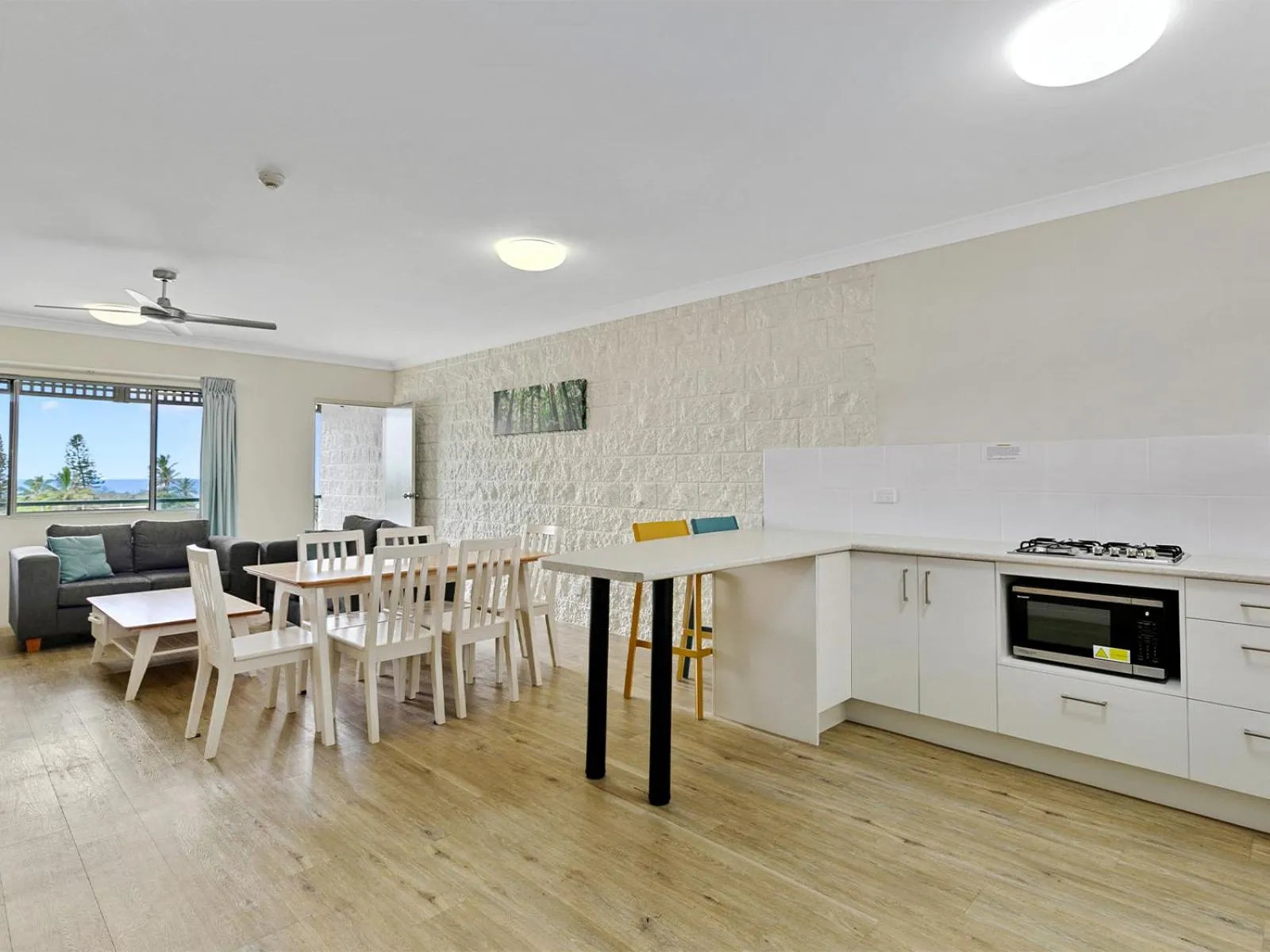 Kitchen or kitchenette in K'gari Beach Resort