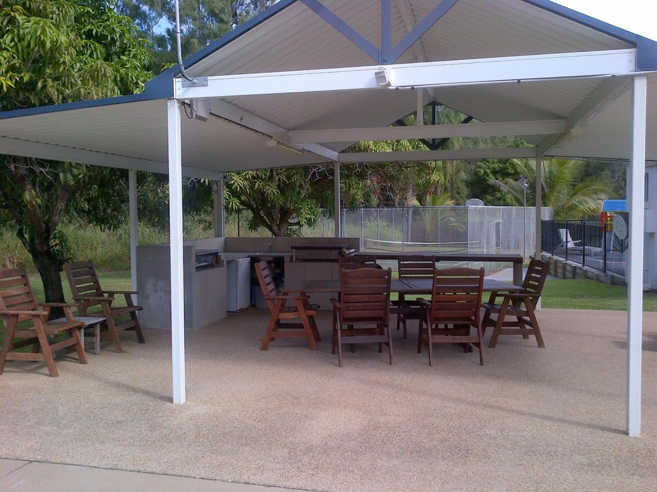 BBQ facilities in L'Amor Holiday Apartments