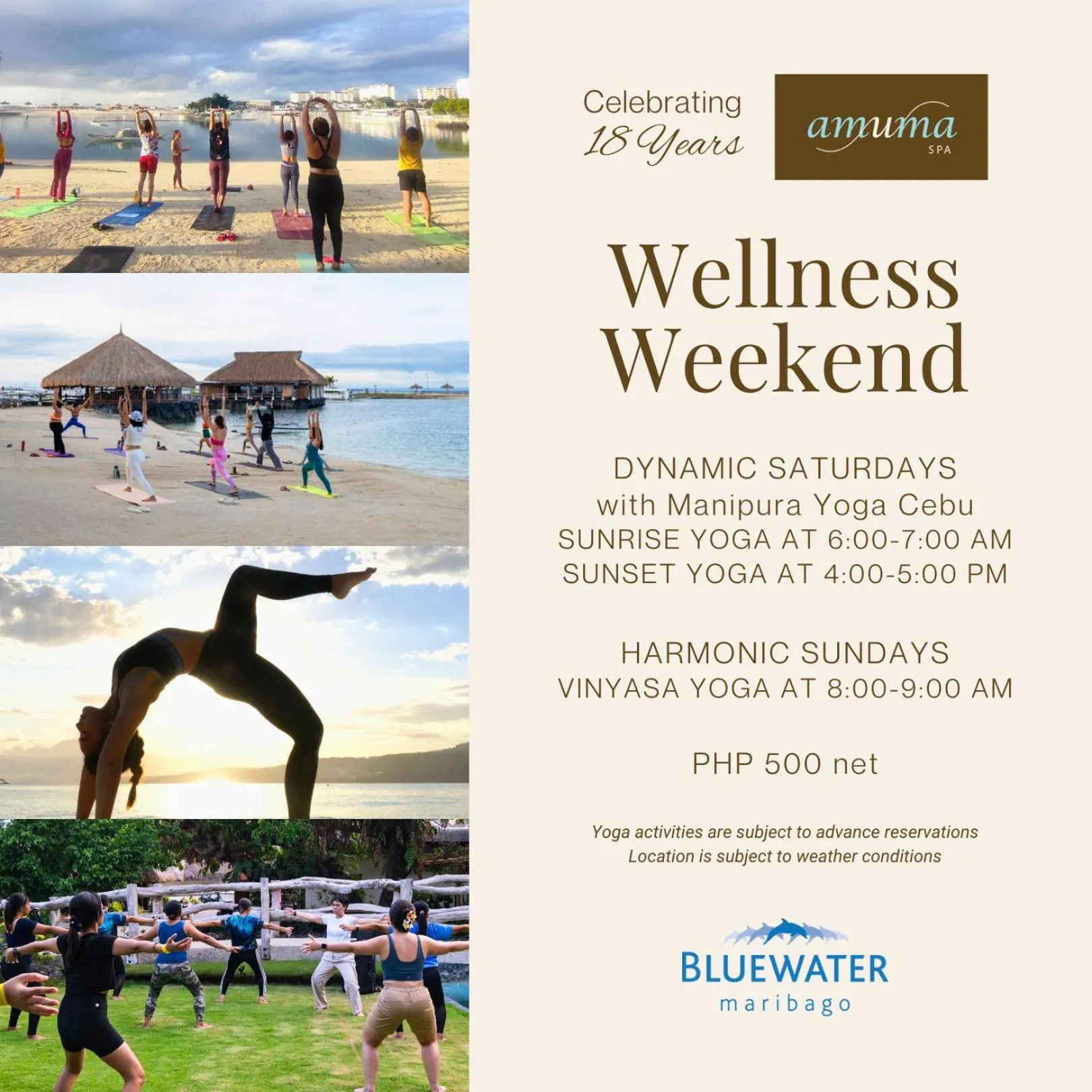 Spa and wellness centre/facilities in Bluewater Maribago Beach Resort