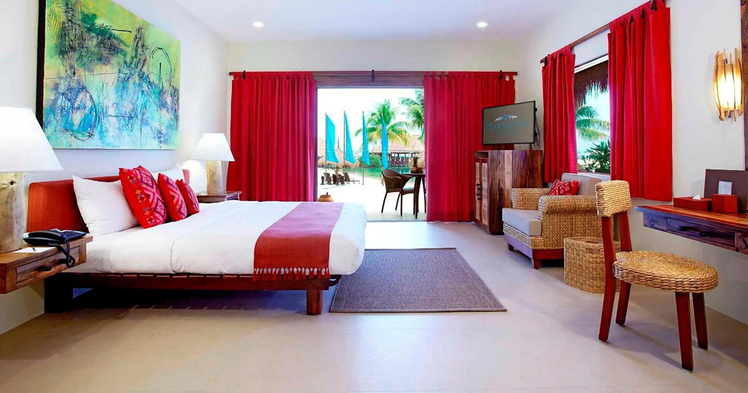 Bedroom, Bed in Bluewater Maribago Beach Resort