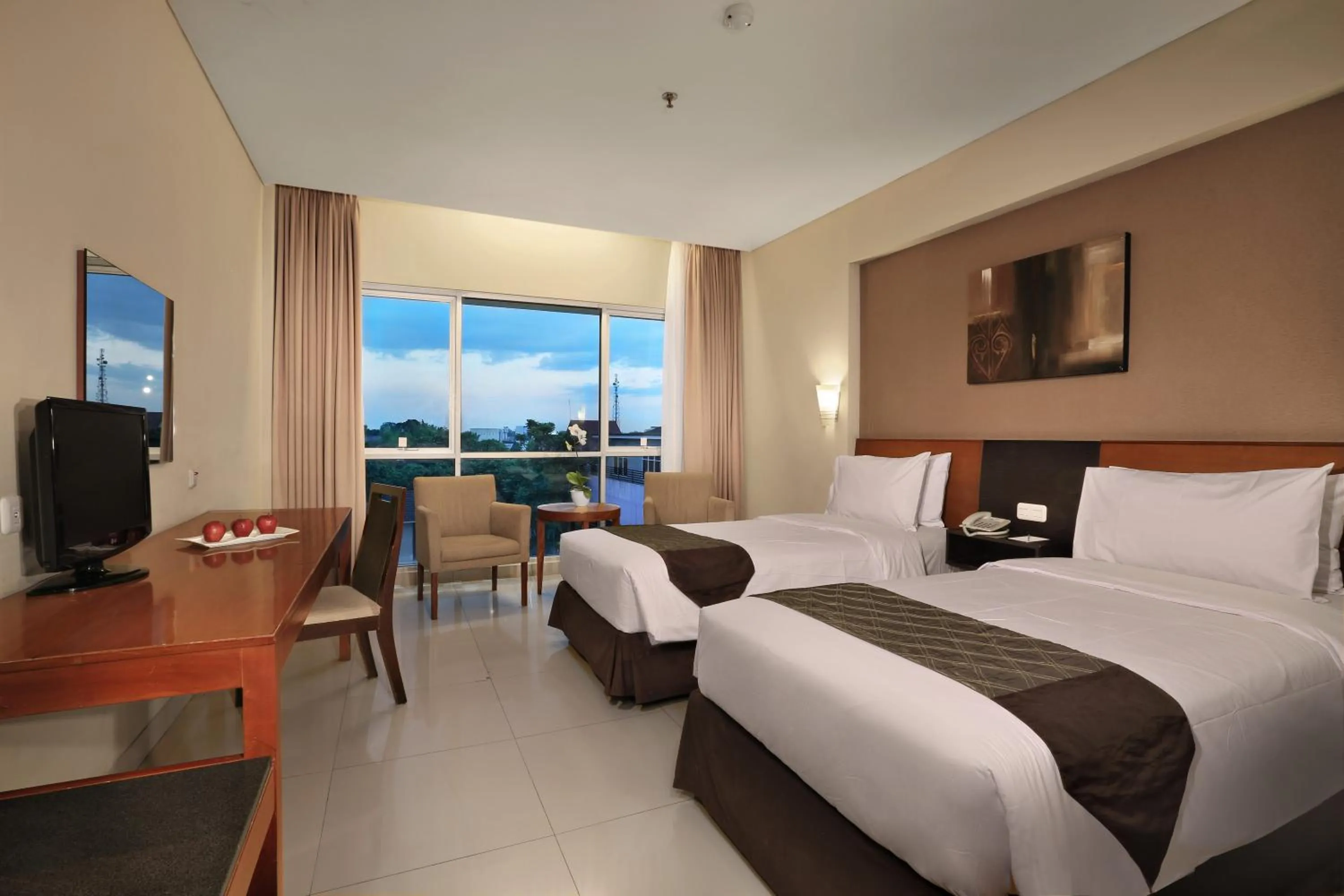 Bedroom, Bed in Aston Tanjung City Hotel