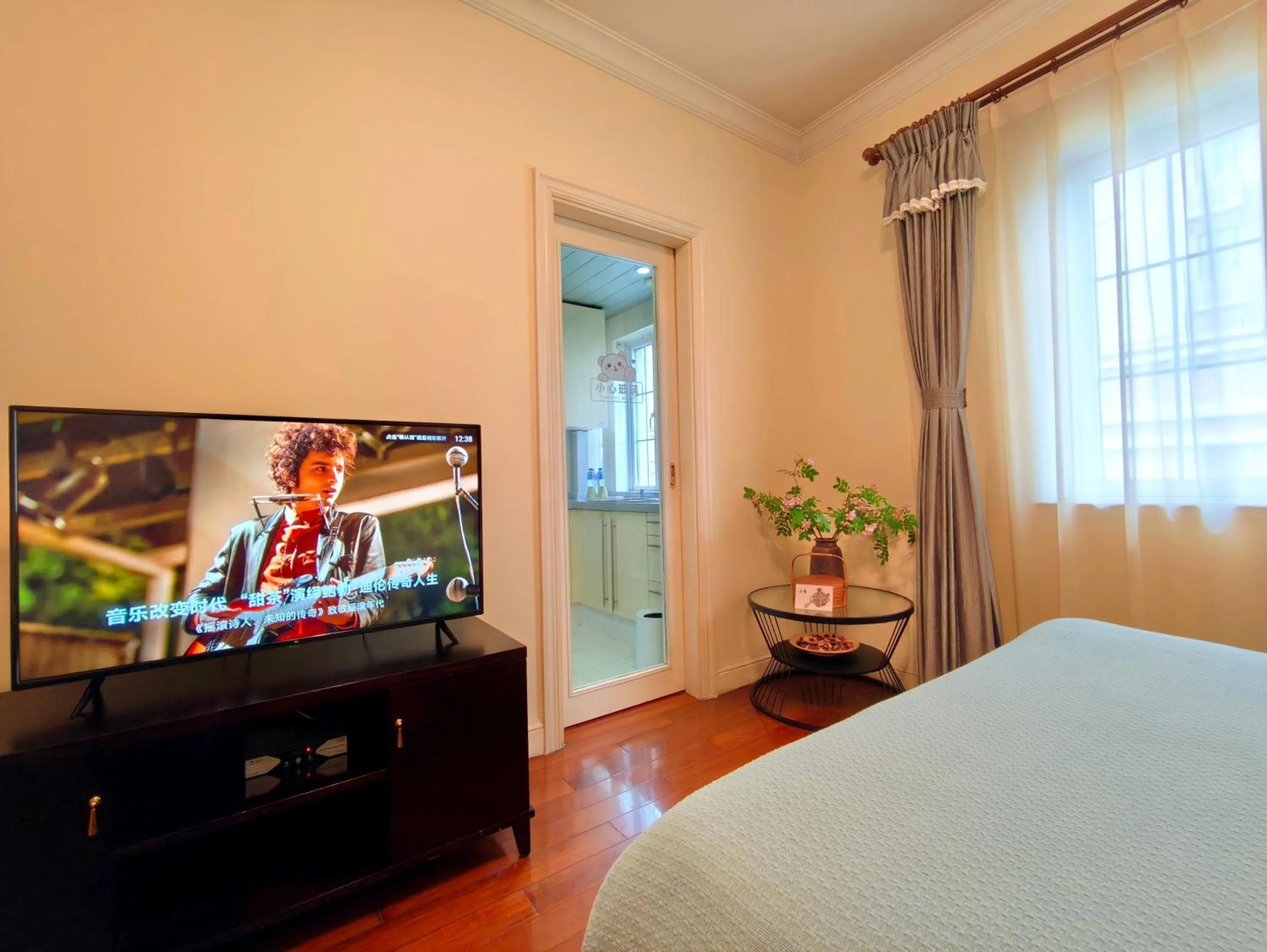 Bed in Ladoll Service Apartments