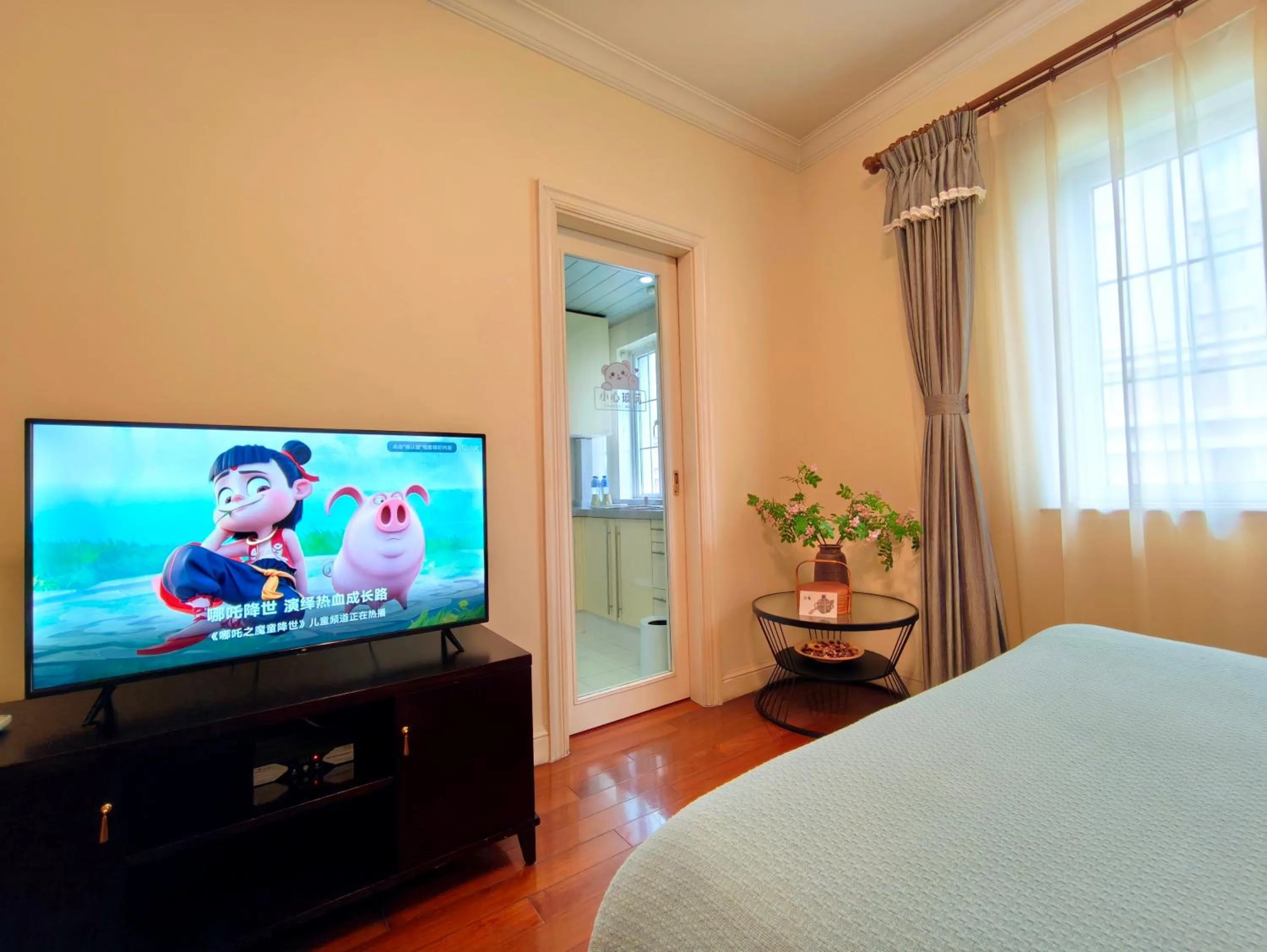 Bed in Ladoll Service Apartments