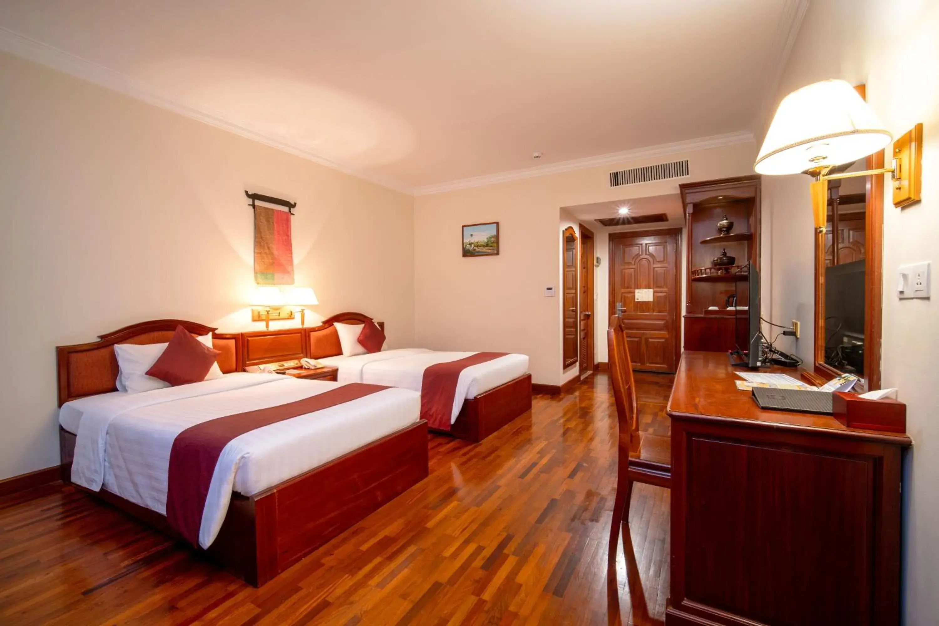 Deluxe Twin Room in Khemara Angkor Hotel & Spa Deluxe Twin Room in Khemara Angkor Hotel & Spa