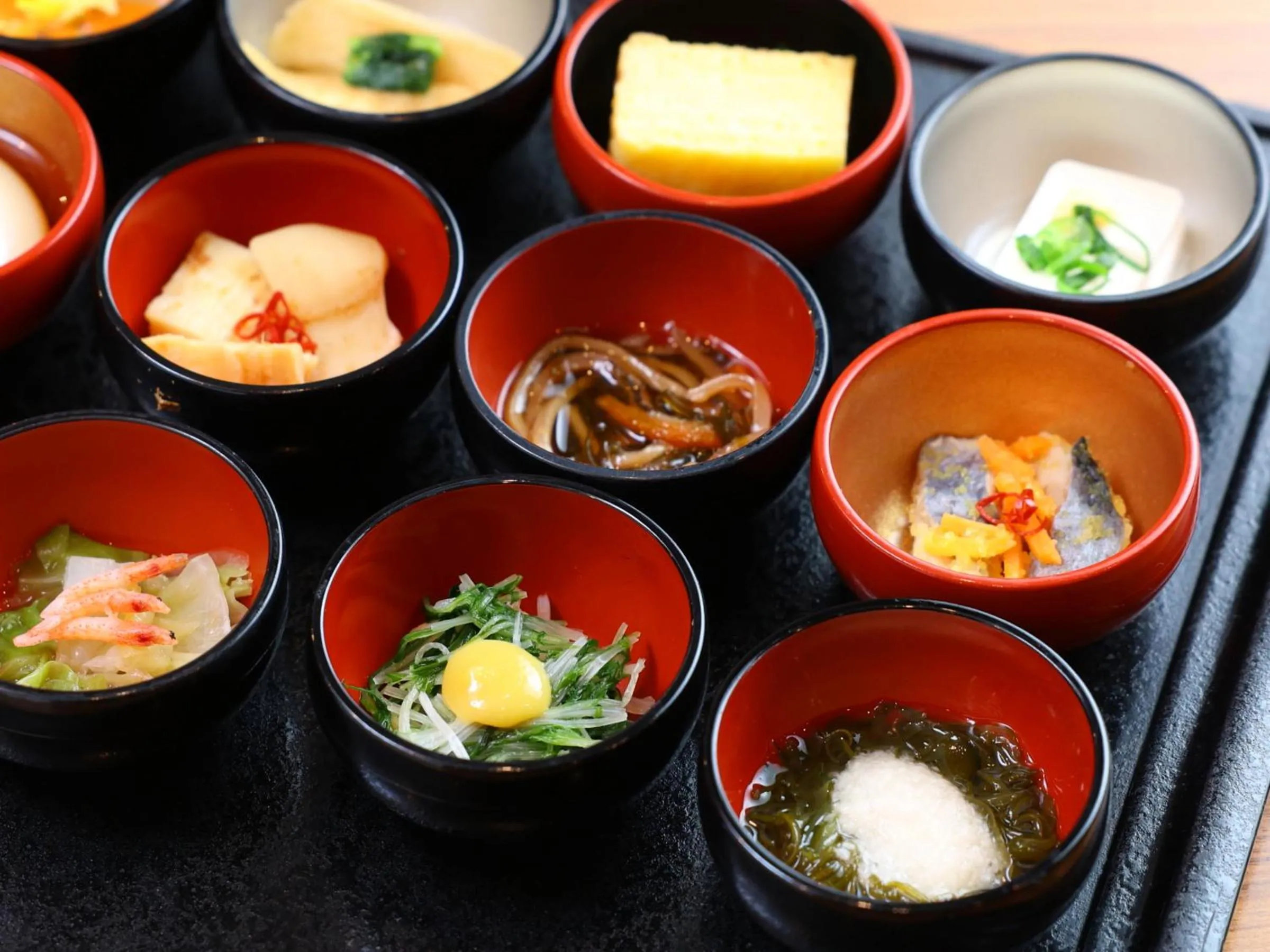 Buffet breakfast in Dormy Inn Premium Sapporo