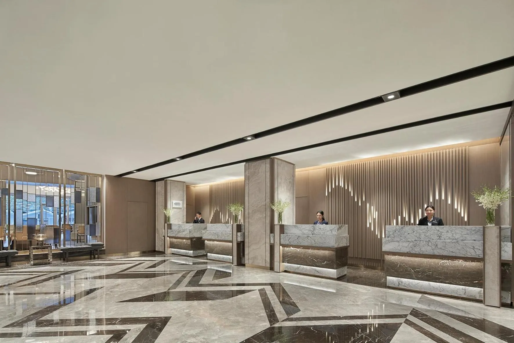 Lobby or reception in Nanning Marriott Hotel