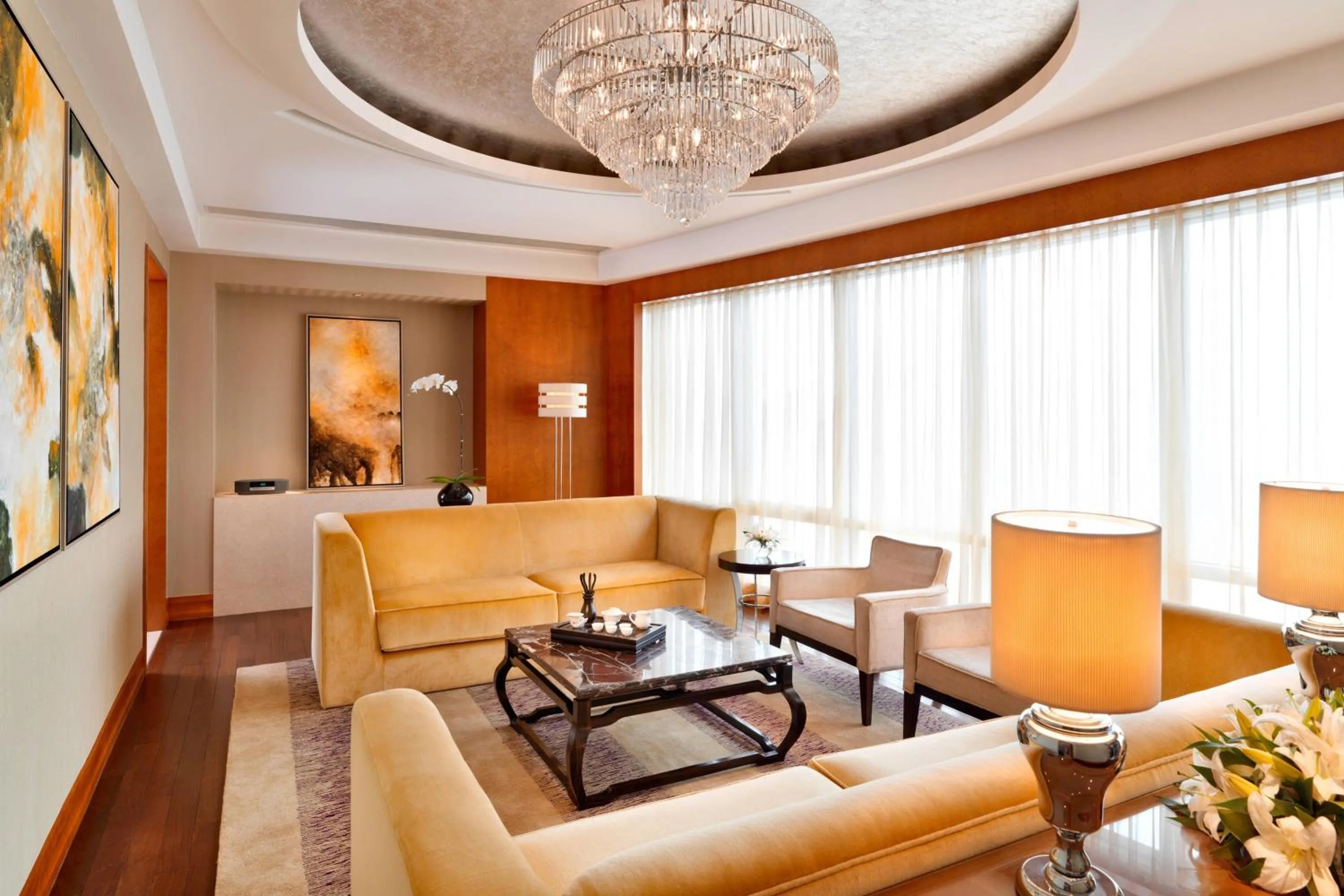 Living room in Nanning Marriott Hotel