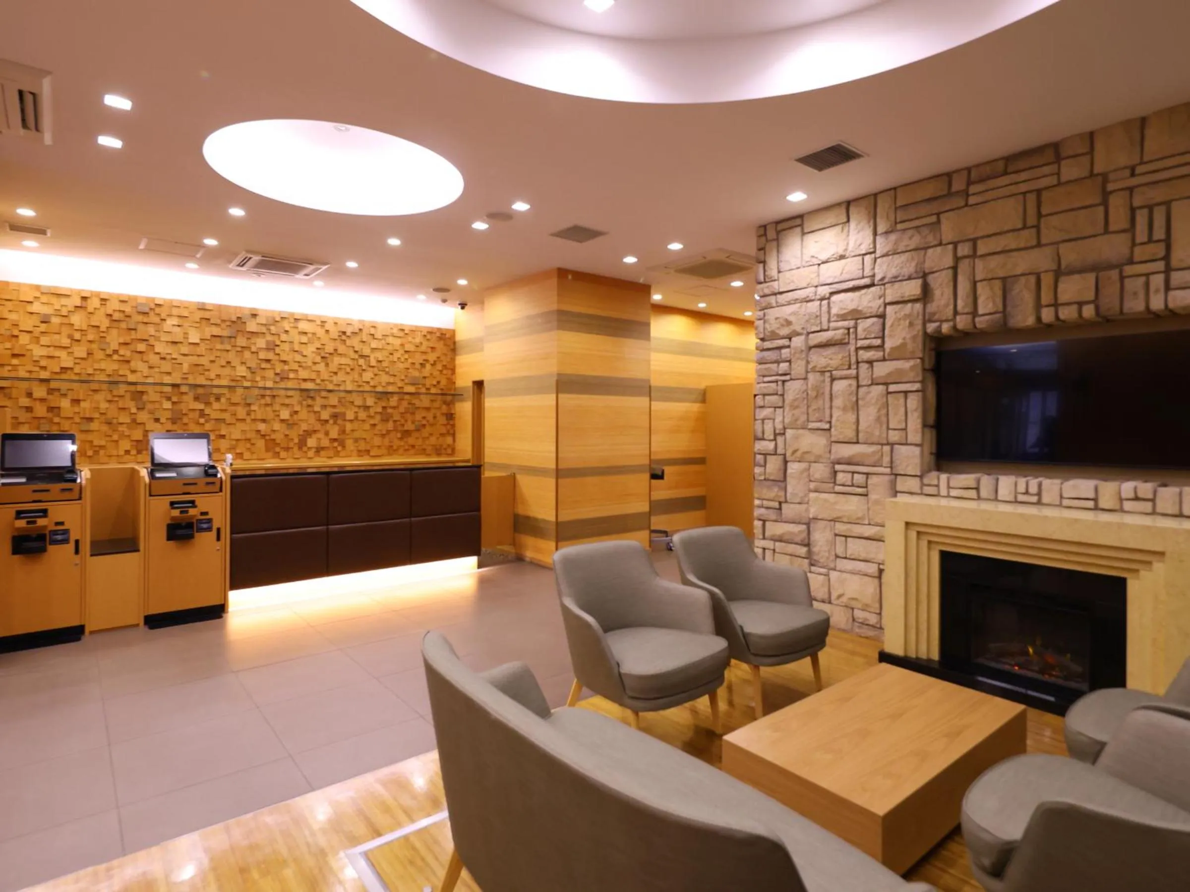 Lobby or reception in Dormy Inn Sapporo Annex