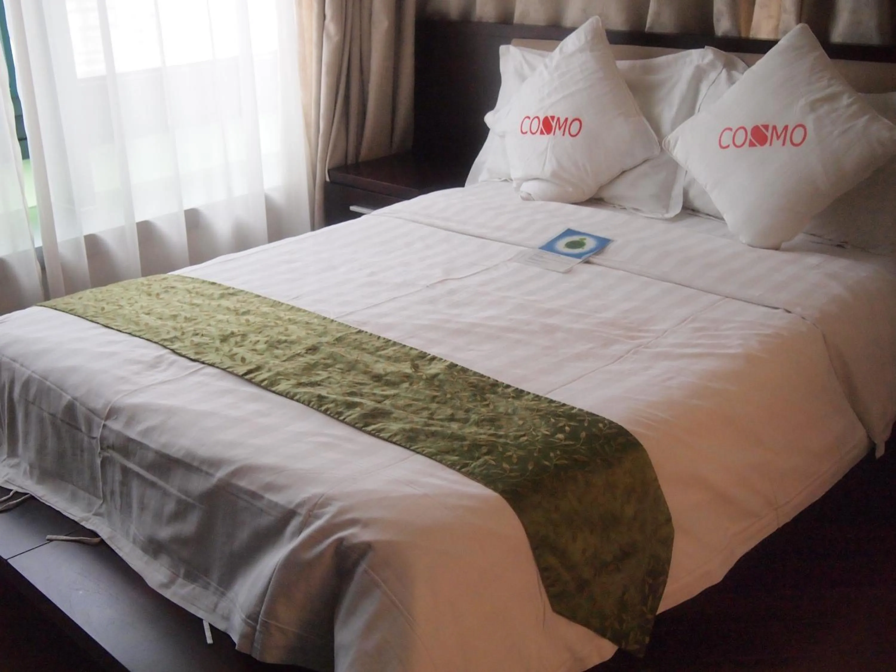 Bed in Shanghai Cosmo World Union Service Apartment