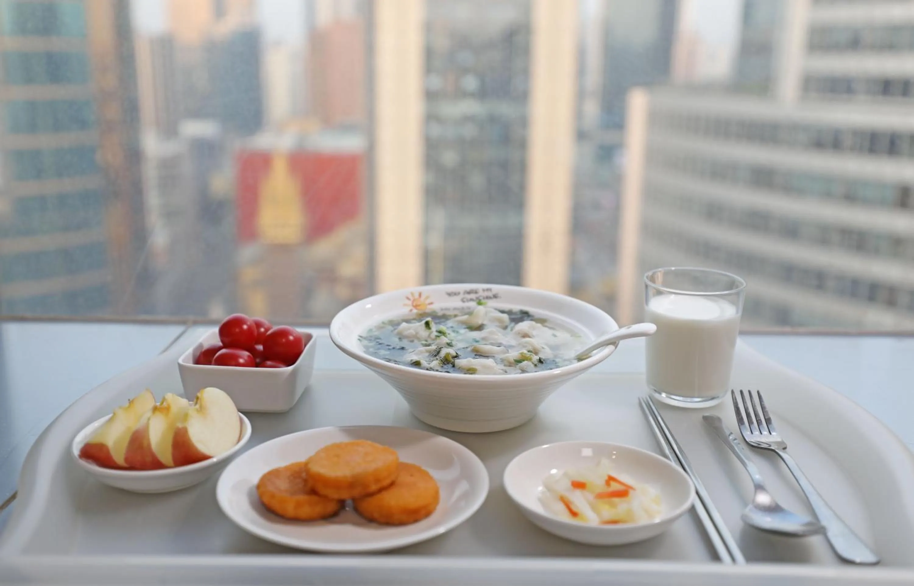 Breakfast in Shanghai Cosmo World Union Service Apartment
