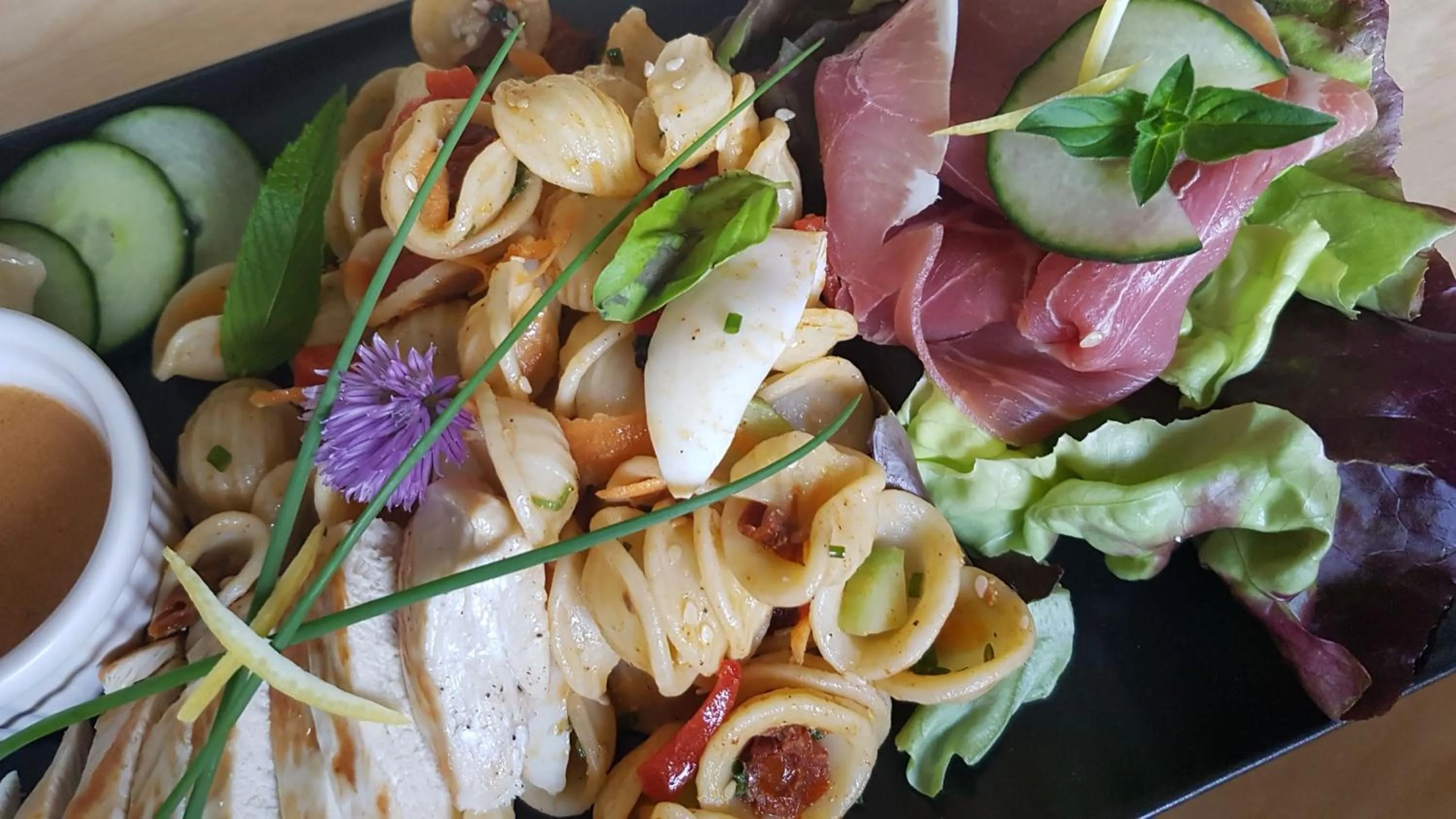 Food close-up in Domaine de Chantemerle