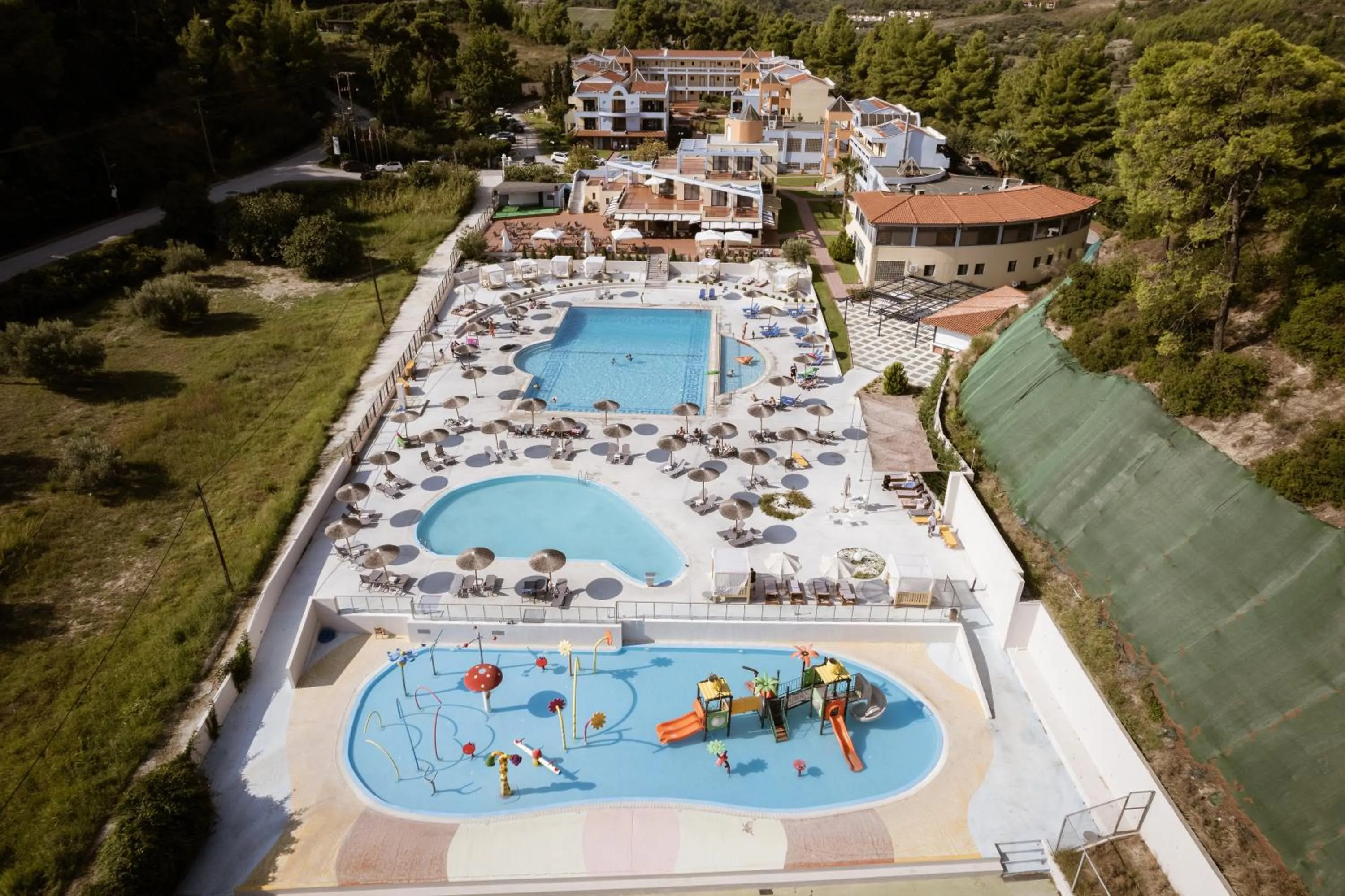 Bird's eye view in Atrium Hotel