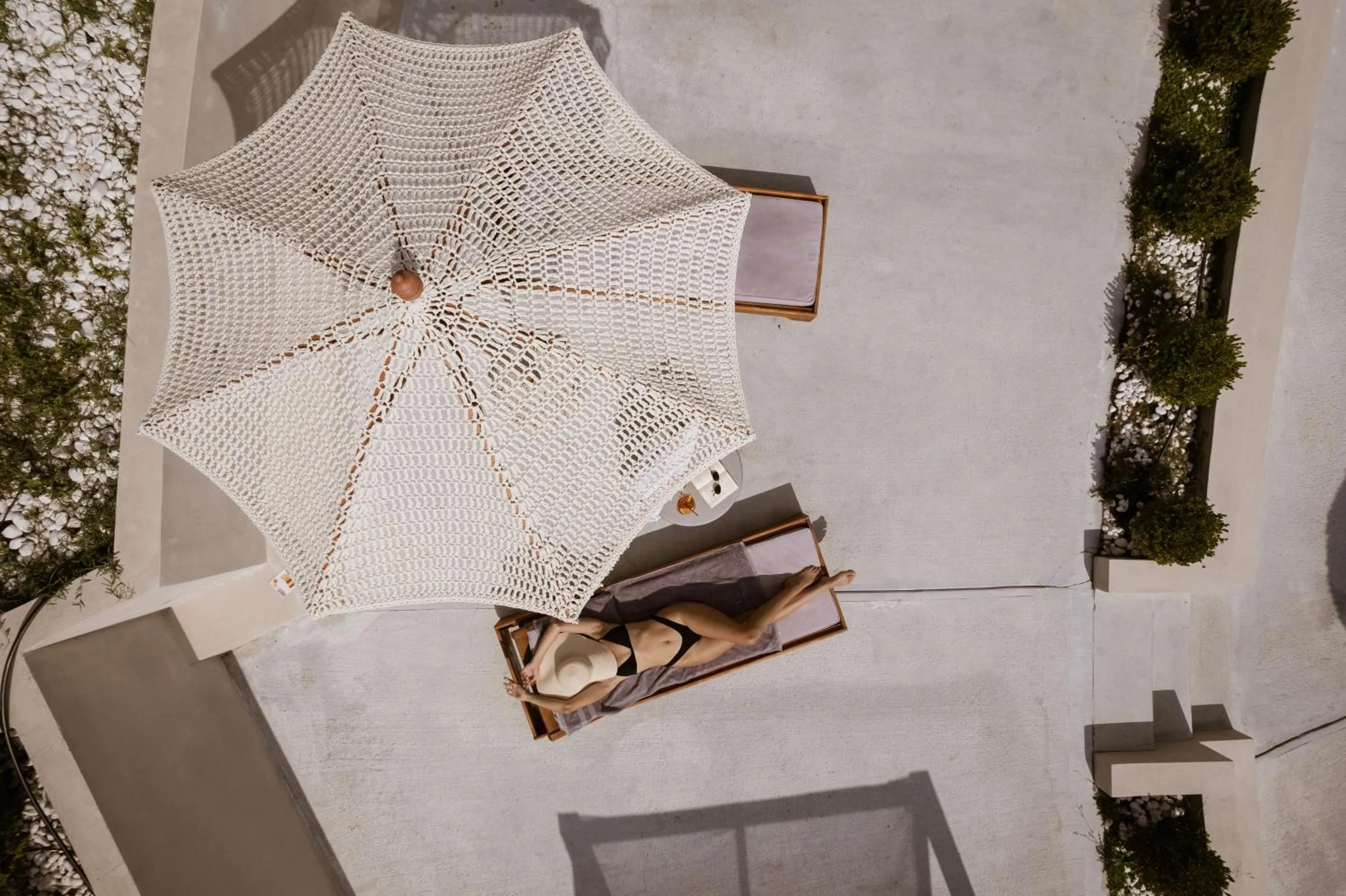 Patio in Atrium Hotel