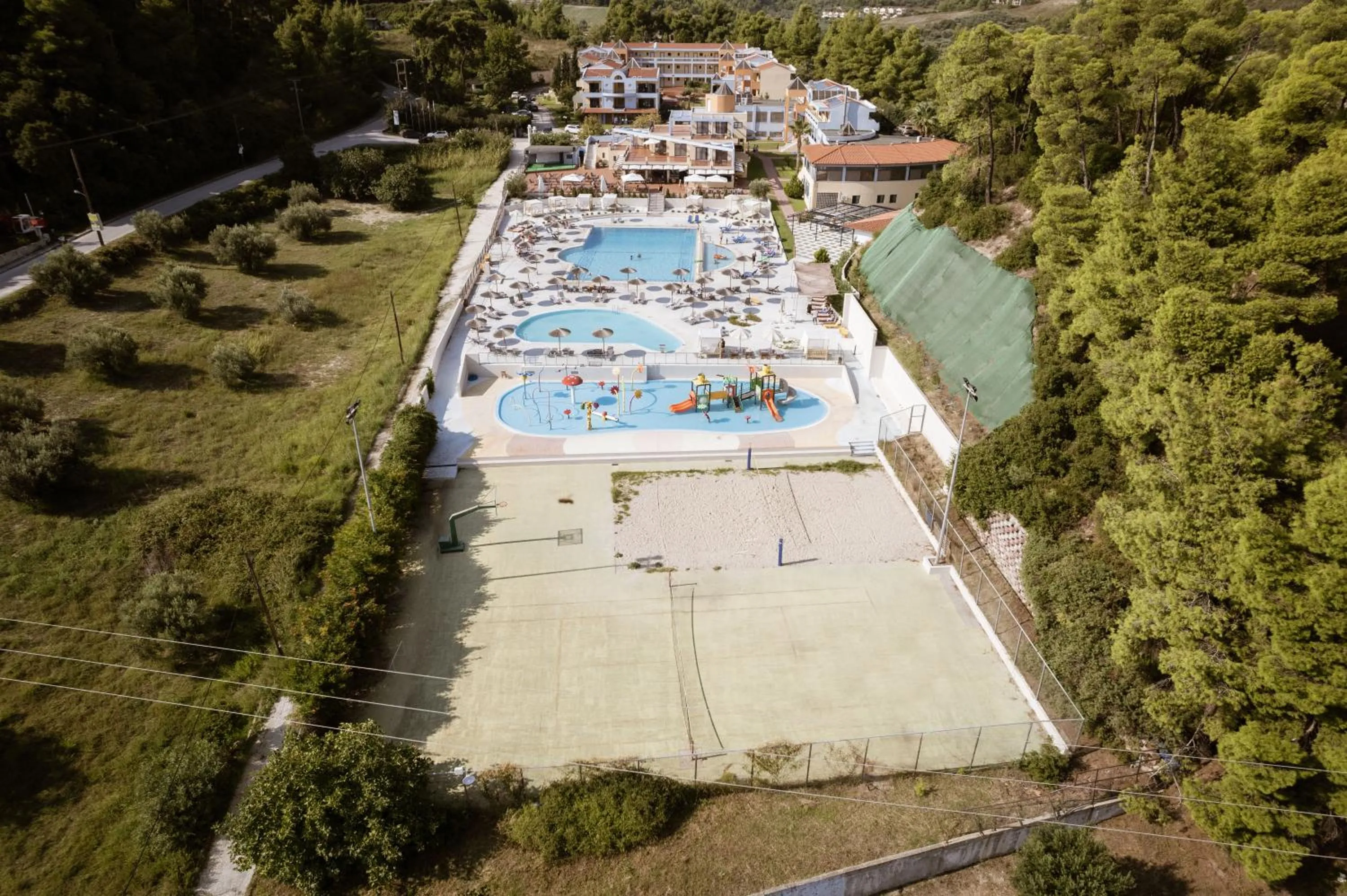 Bird's eye view in Atrium Hotel