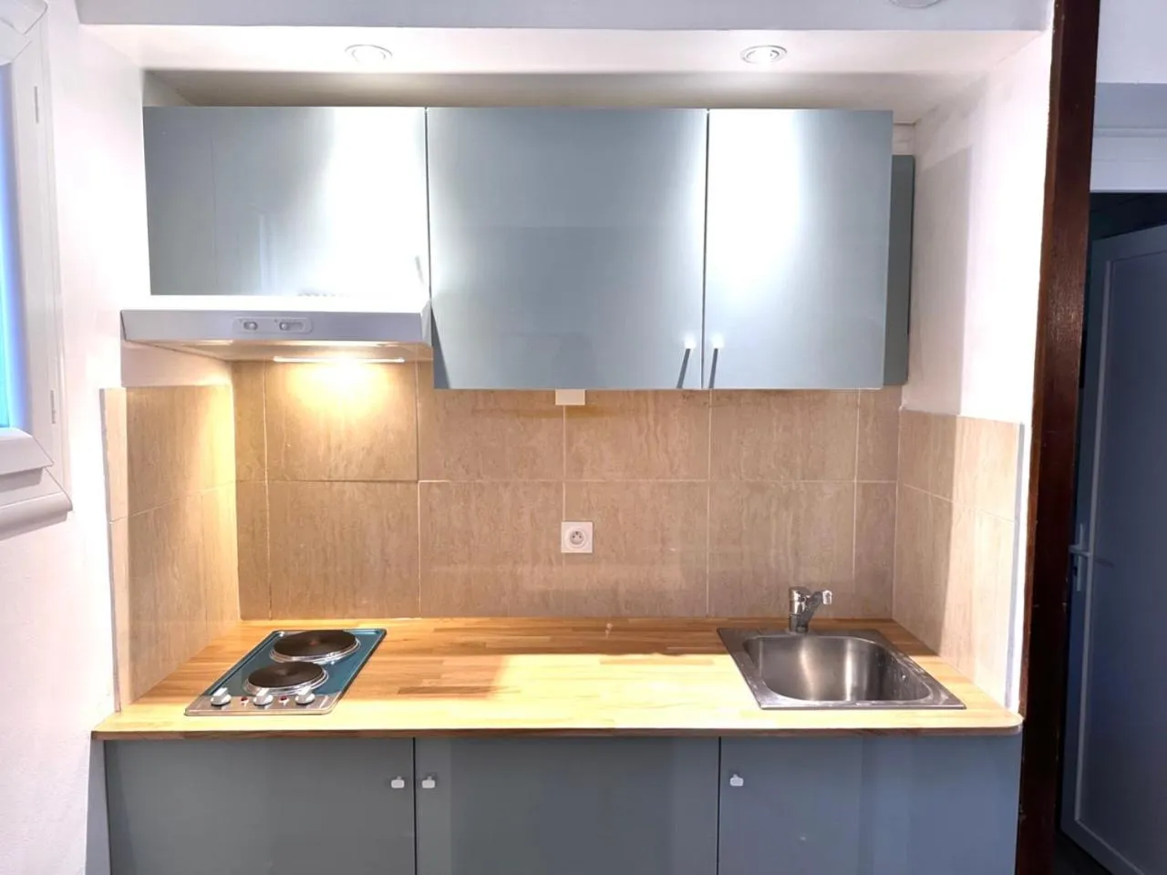 Kitchen or kitchenette in Village Vacances La Vallicella