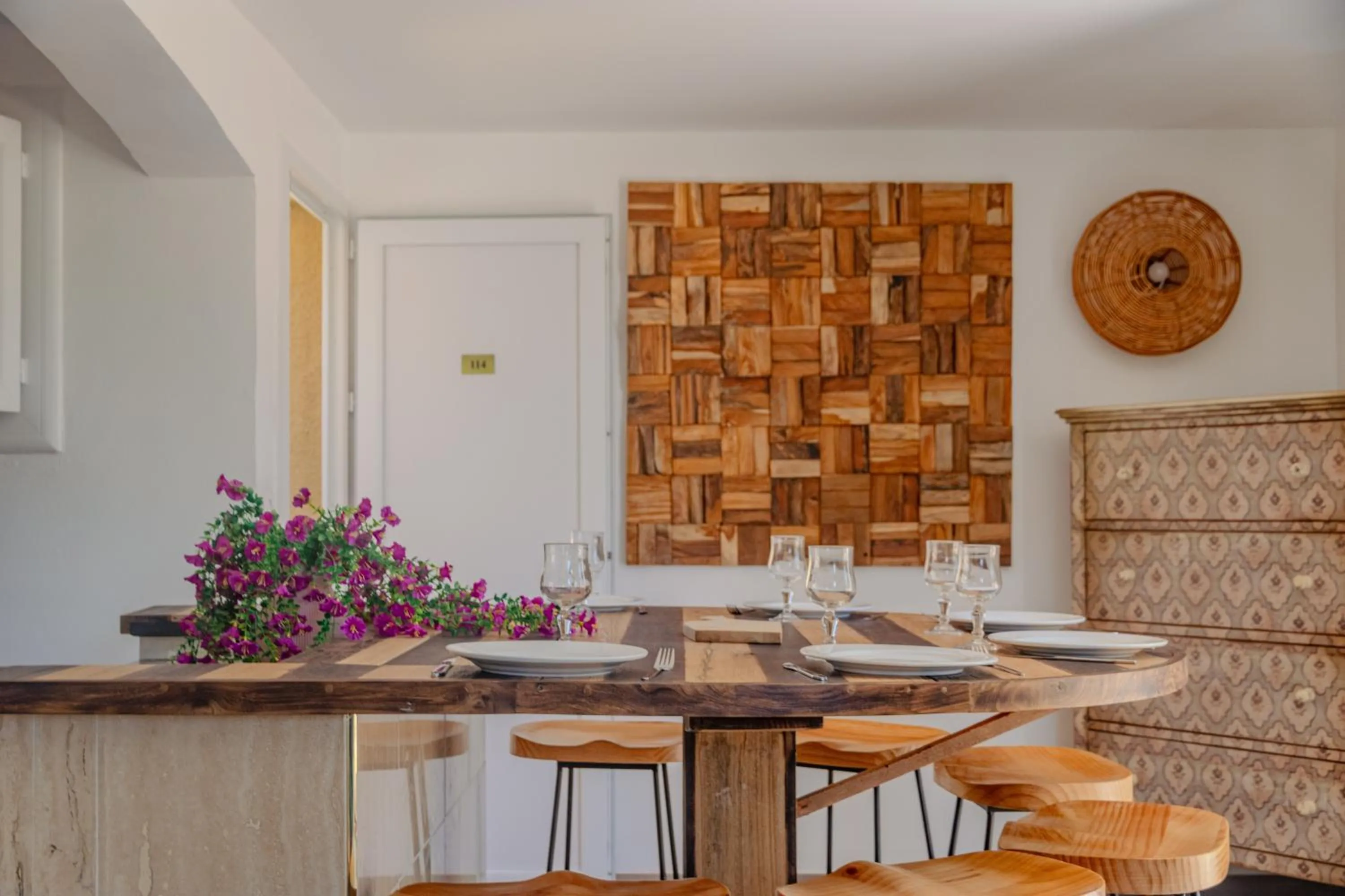 Dining area in Village Vacances La Vallicella