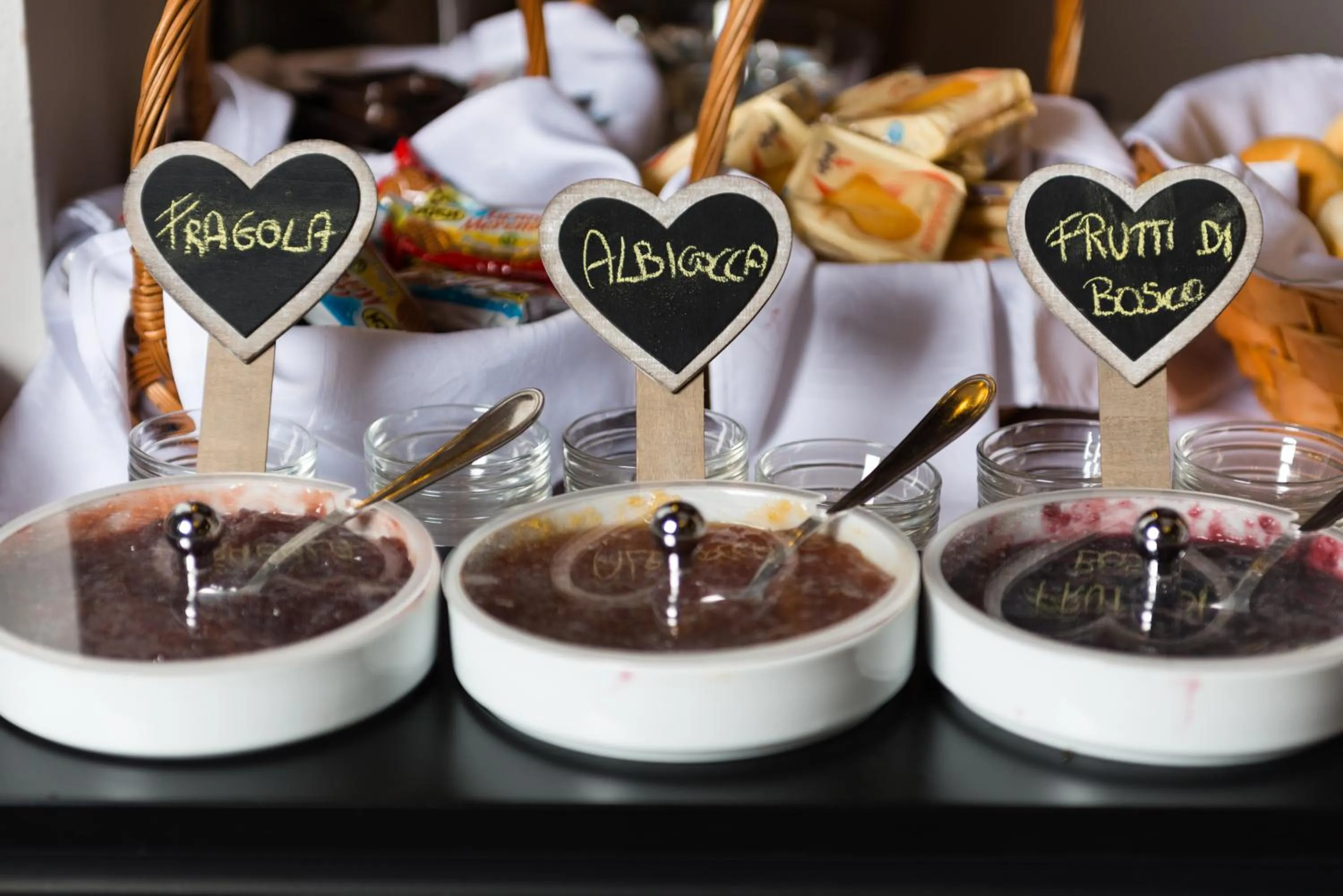 Food close-up in Grand Hotel Molveno