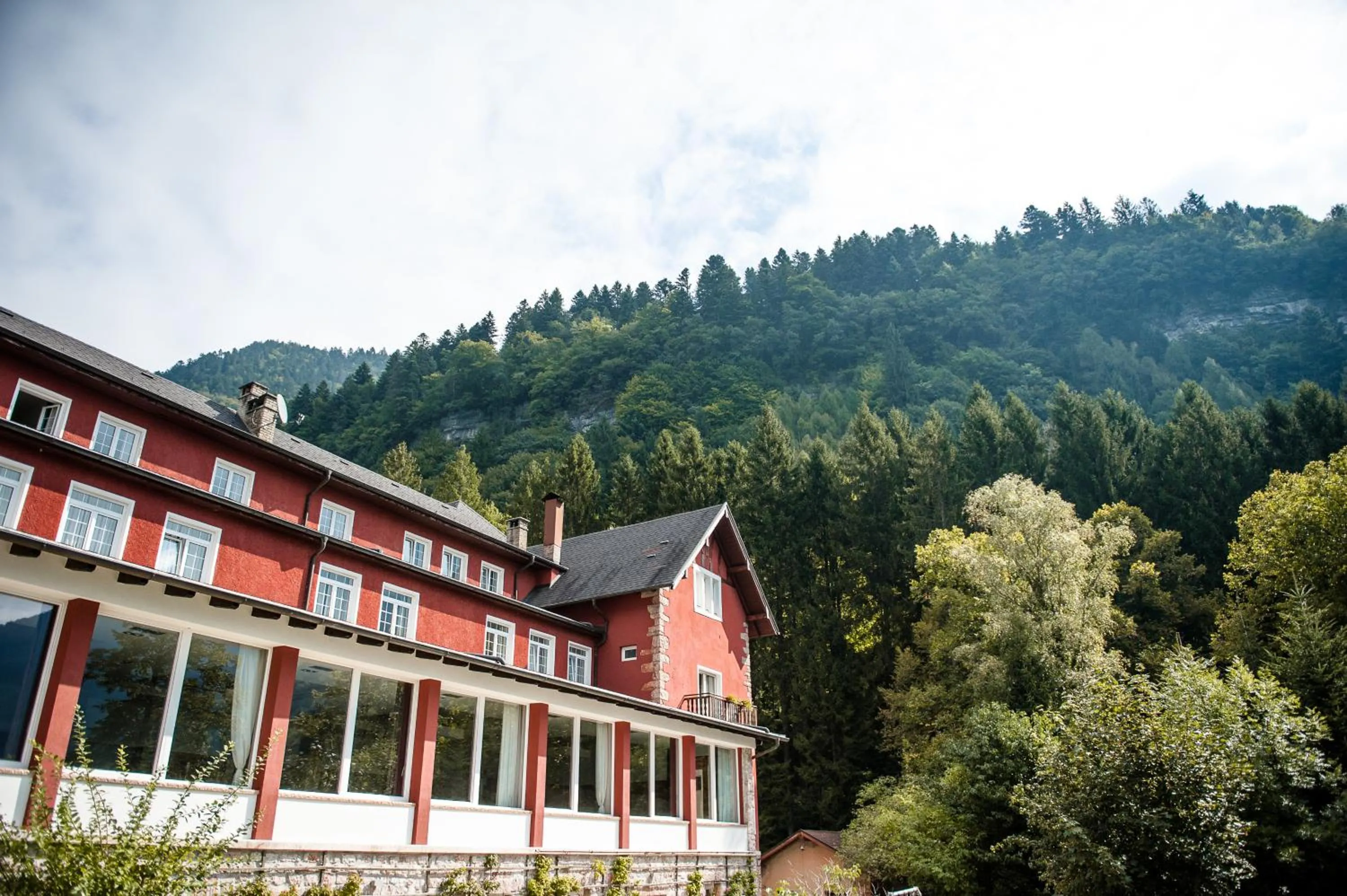 Facade/entrance in Grand Hotel Molveno