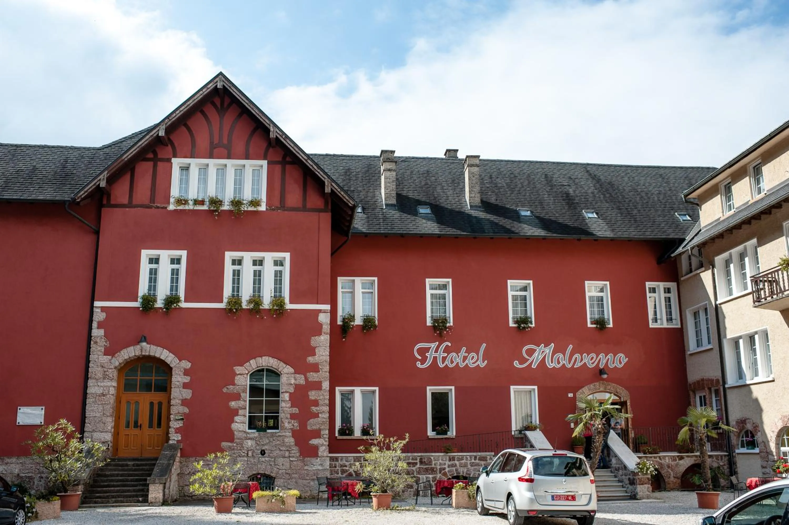 Facade/entrance in Grand Hotel Molveno