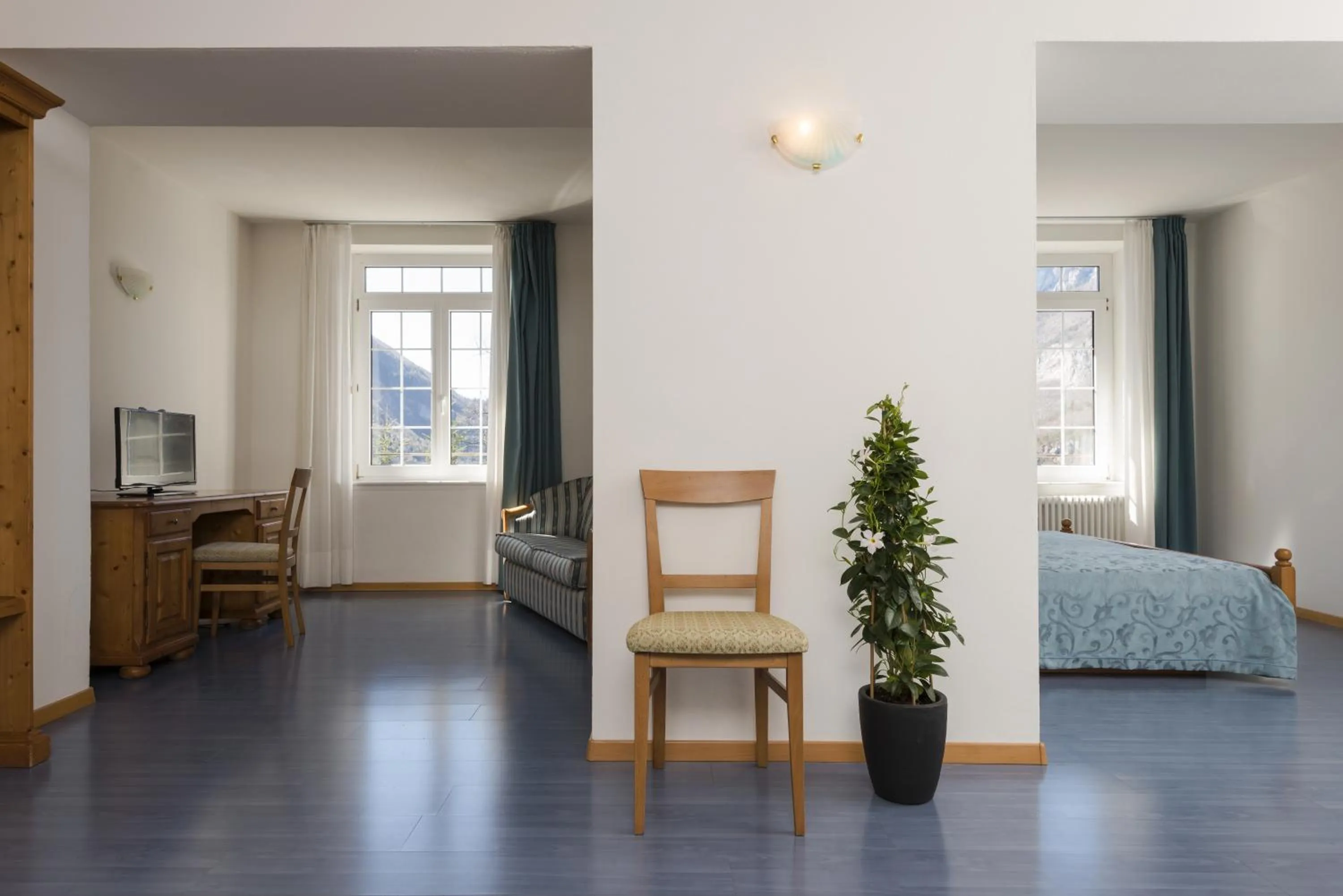 Bedroom, Bed in Grand Hotel Molveno