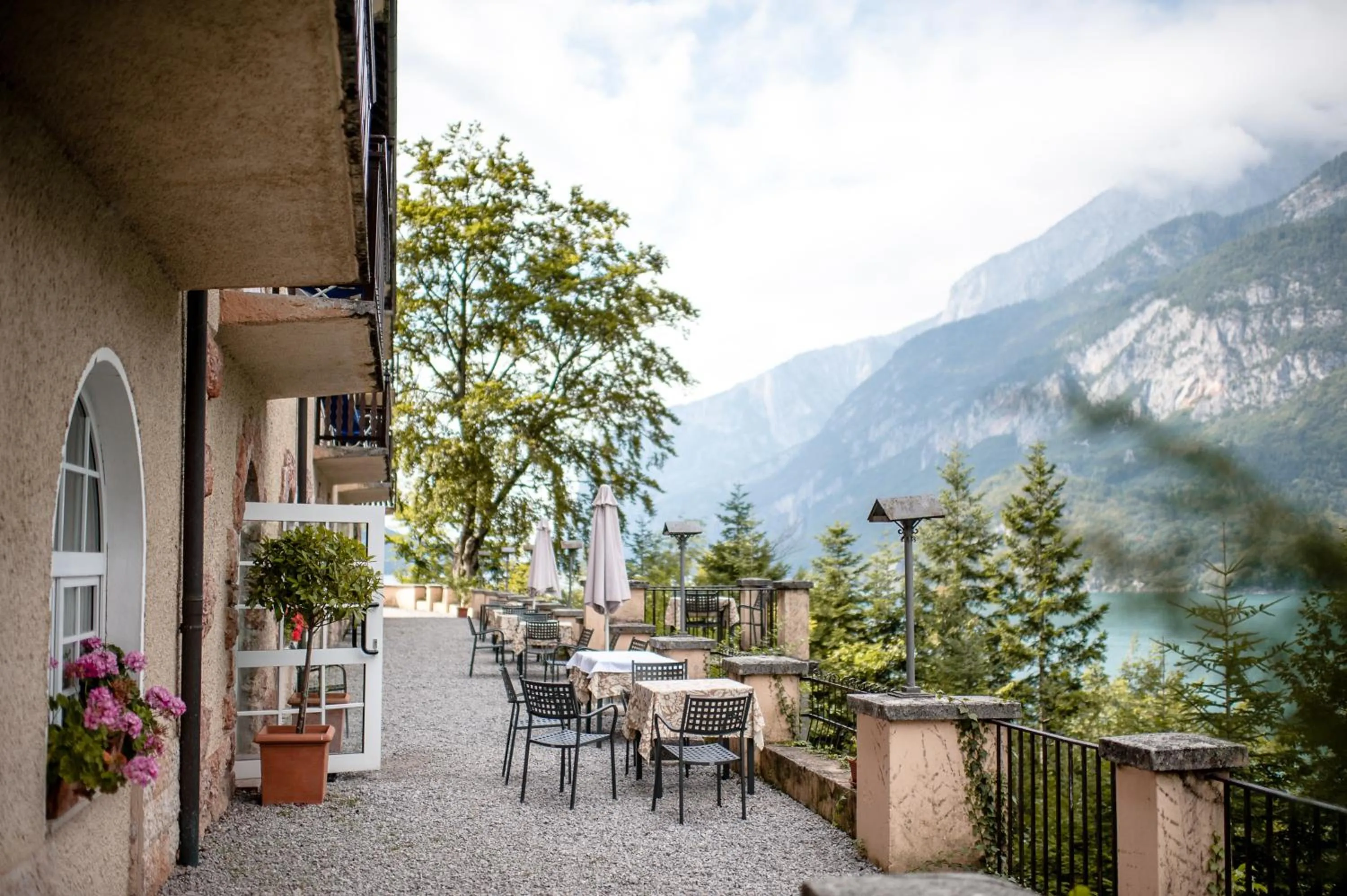 Balcony/Terrace in Grand Hotel Molveno