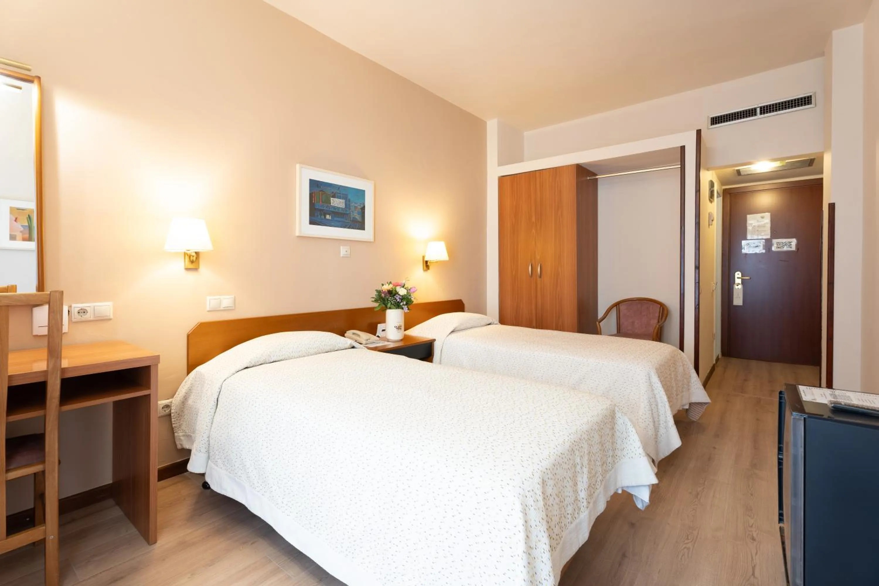 Bed in Queen Olga Hotel