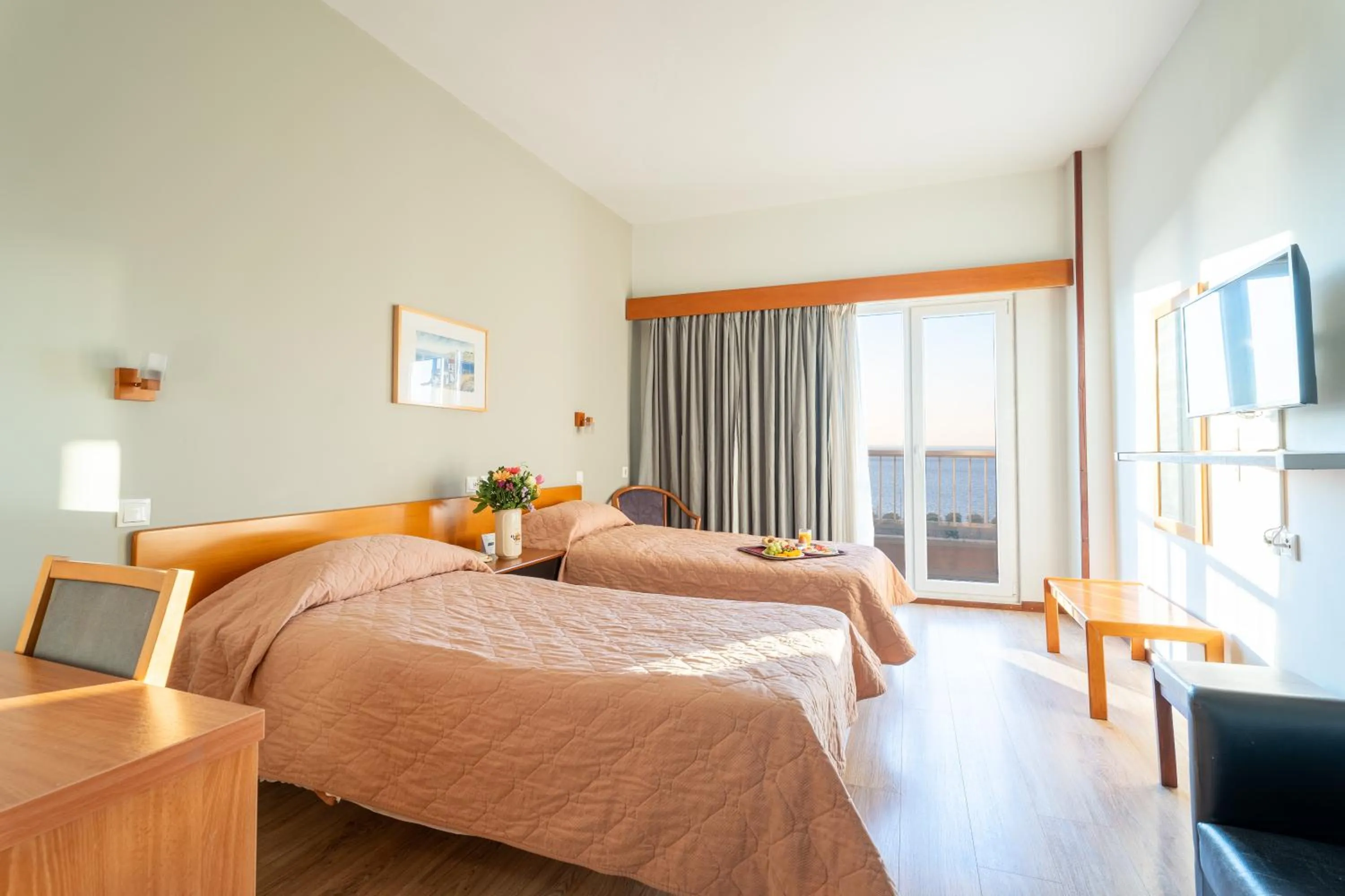 Bed in Queen Olga Hotel