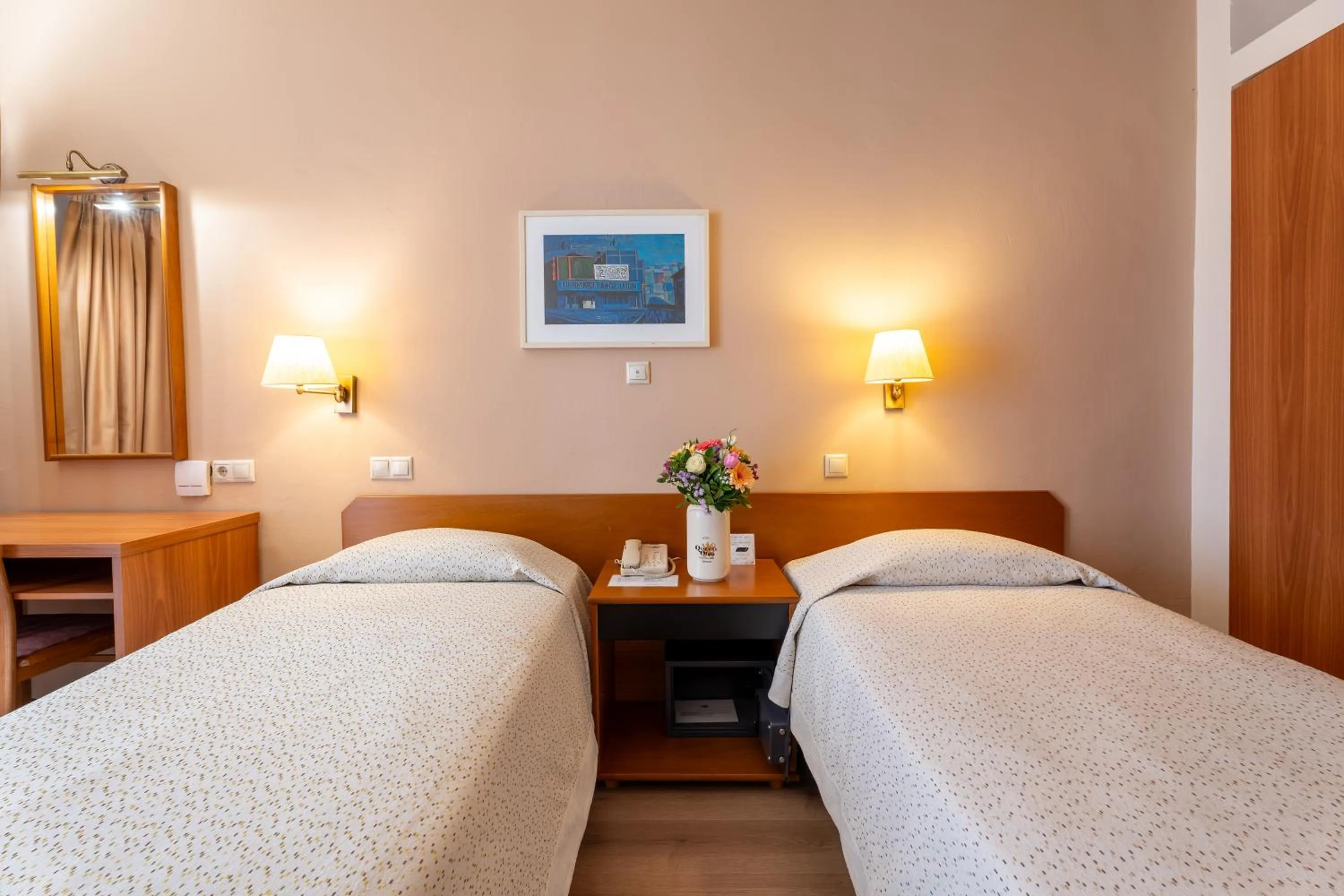 Bed in Queen Olga Hotel