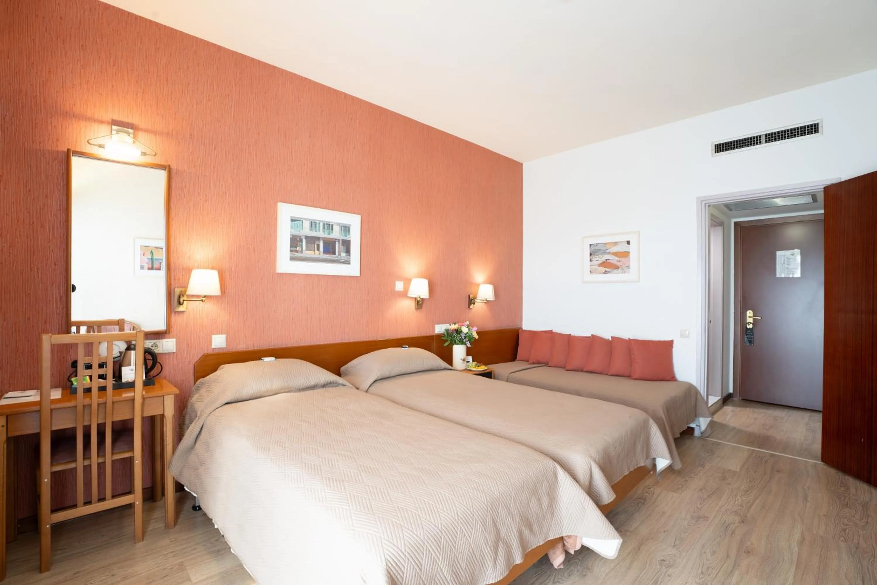 Bed in Queen Olga Hotel