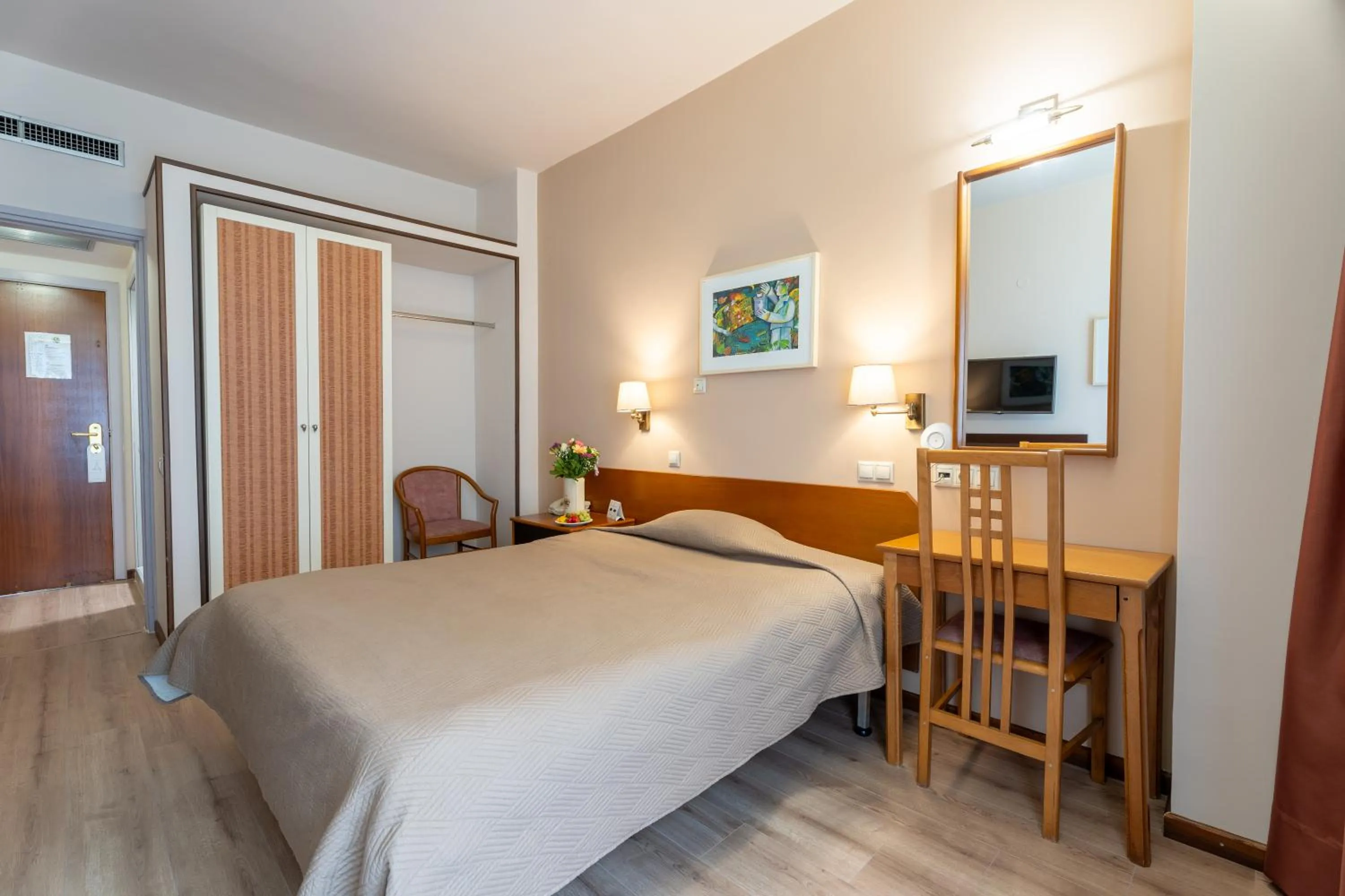 Bed in Queen Olga Hotel