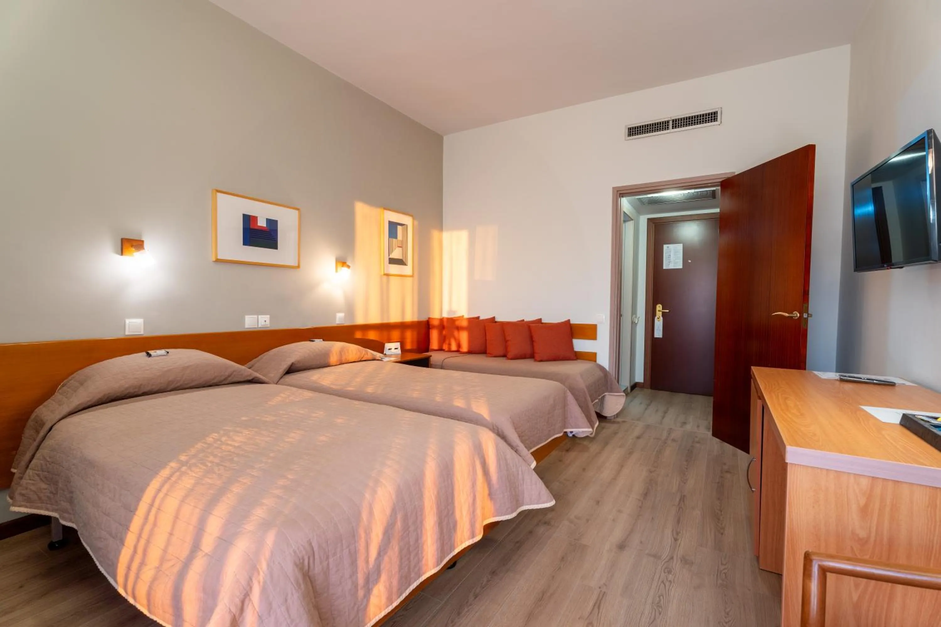 Bed in Queen Olga Hotel