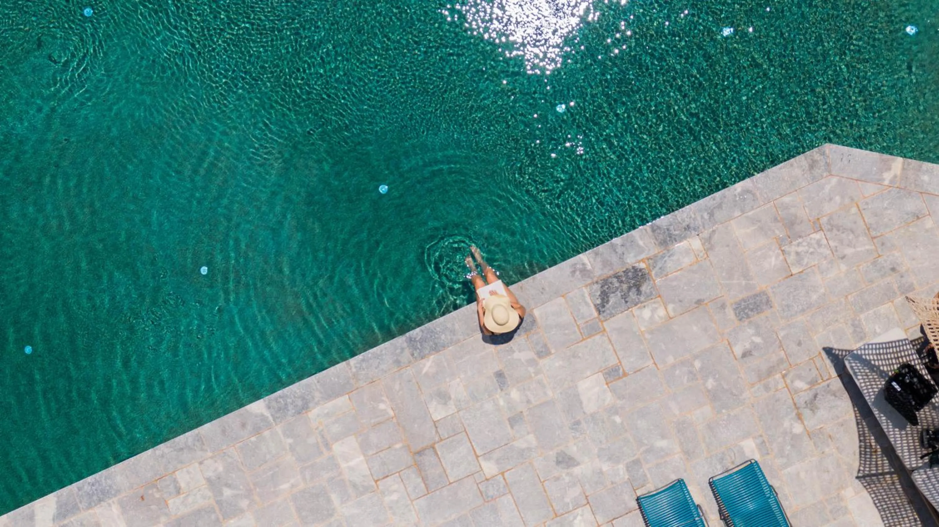 Swimming pool in Petra & Fos Boutique Hotel & Spa