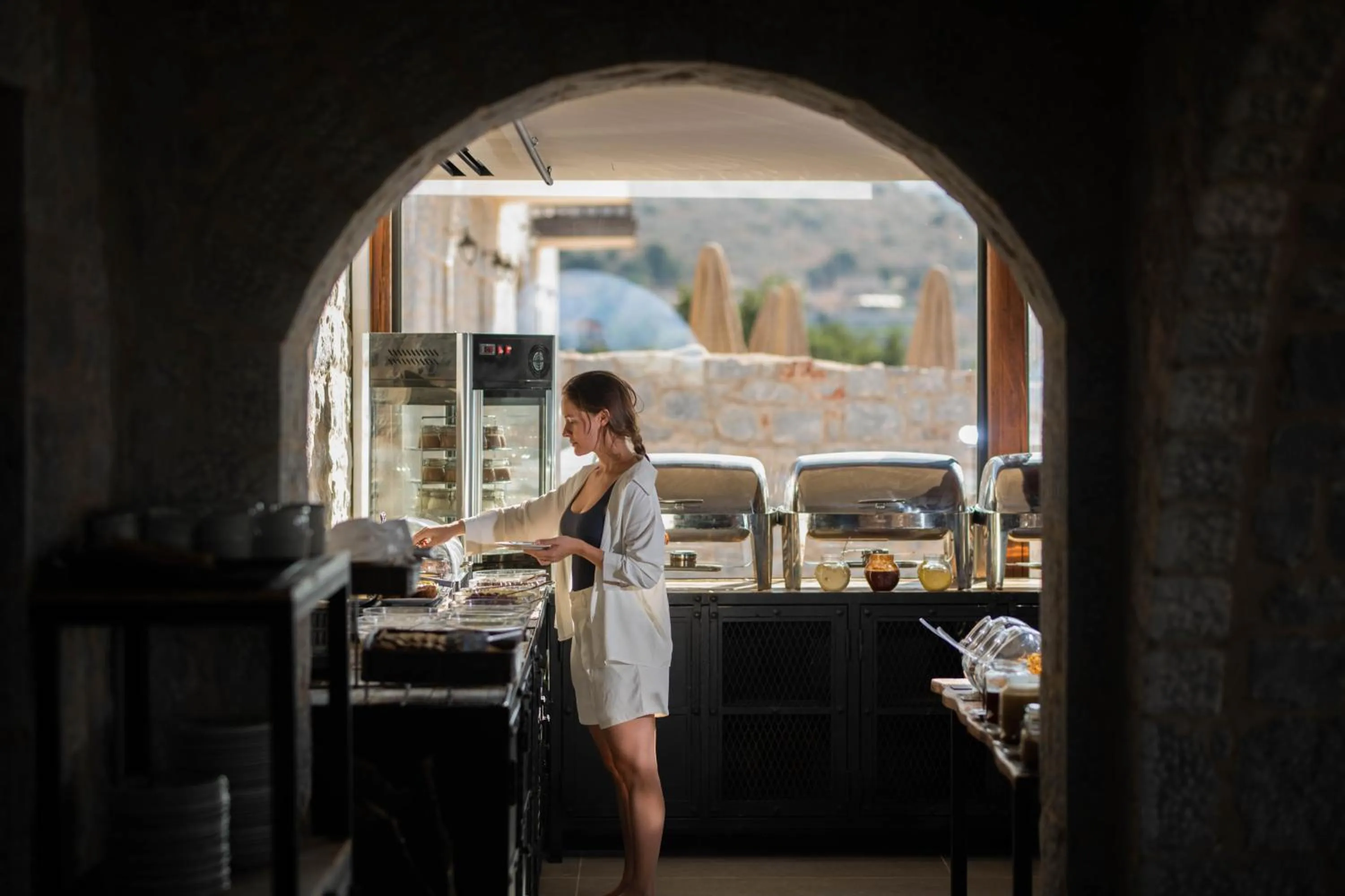 Restaurant/places to eat in Petra & Fos Boutique Hotel & Spa