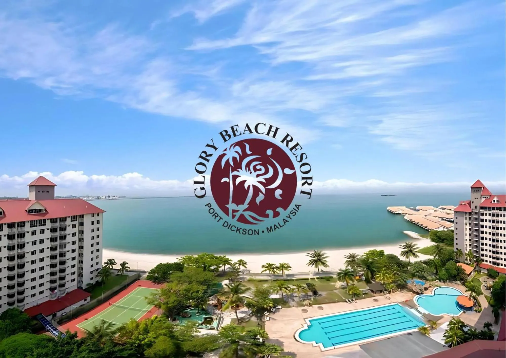 Property building in Glory Beach Resort