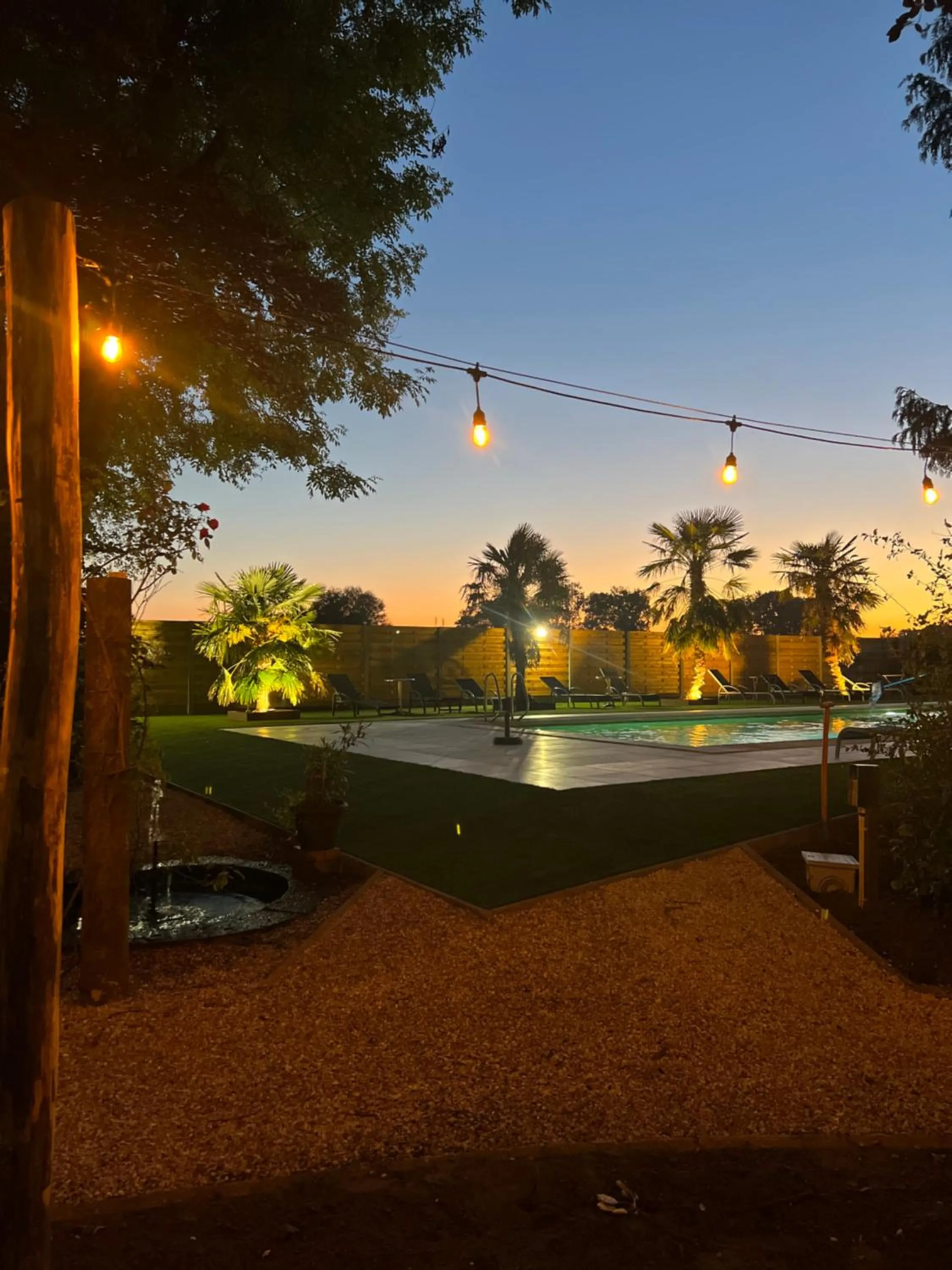 Pool view in Hotel Fleur de Lys
